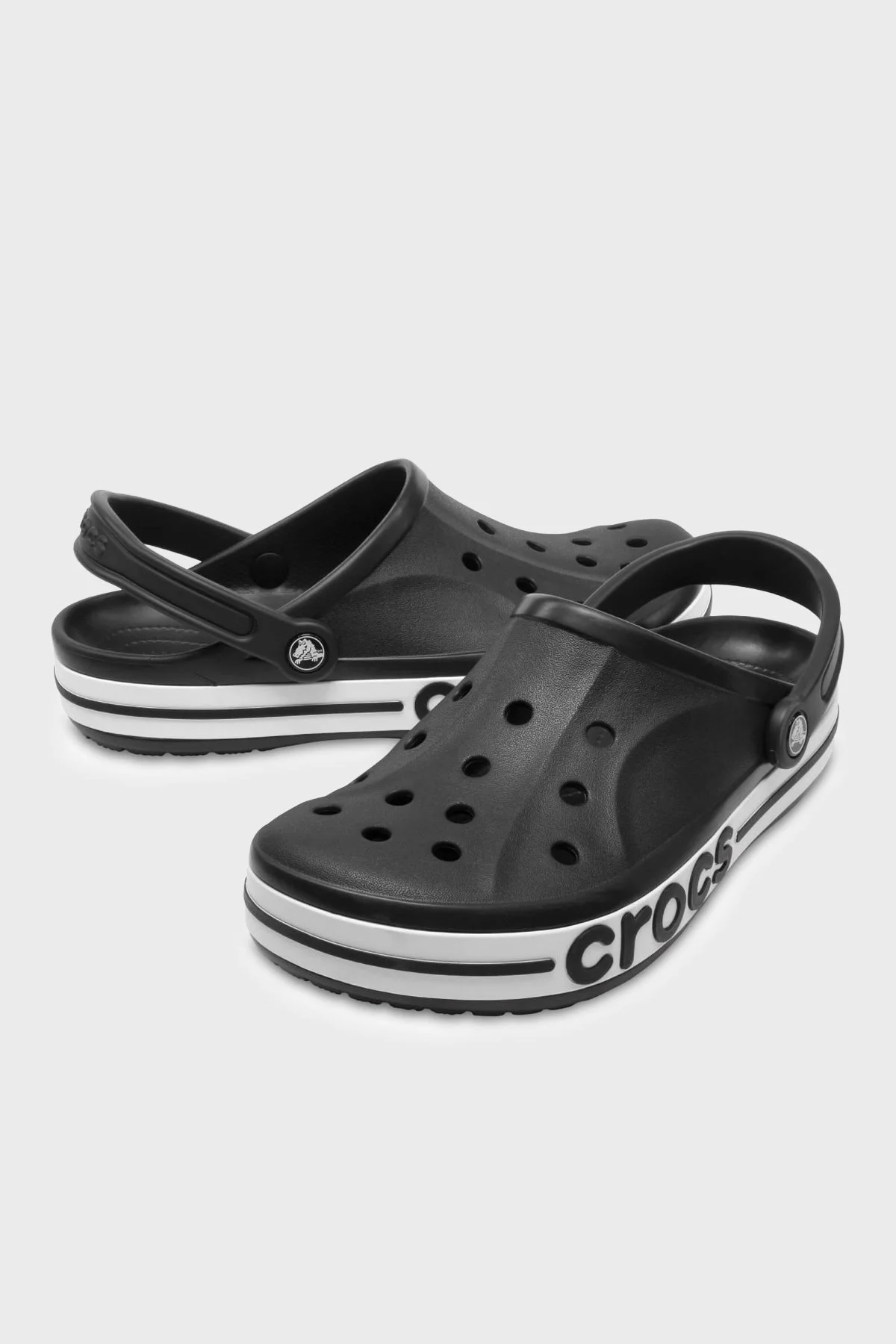 Crocs Bayaband Clog Logolu Unisex Terlik 205089-066 SİYAH - 3
