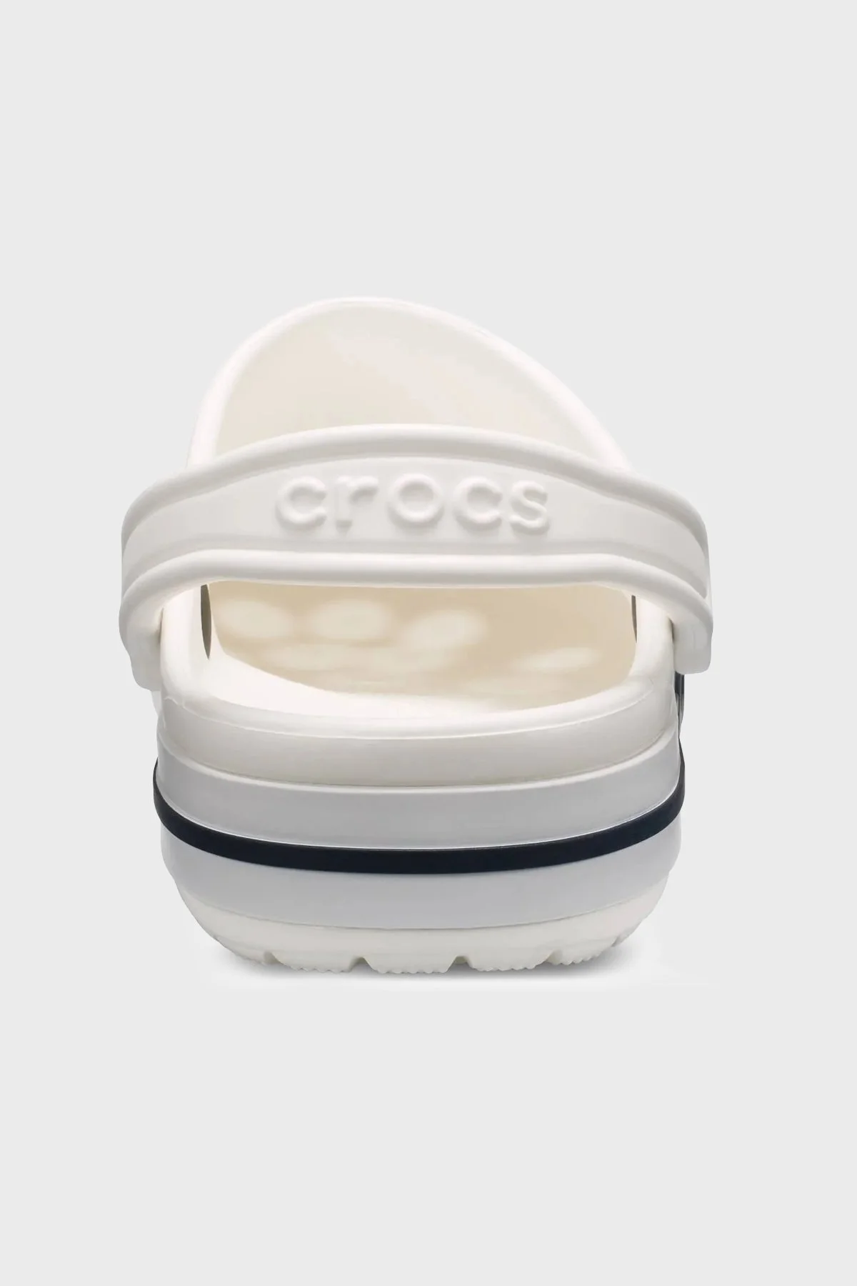 Crocs Bayaband Clog Logolu Unisex Terlik 205089-126 Beyaz-lacivert - 6
