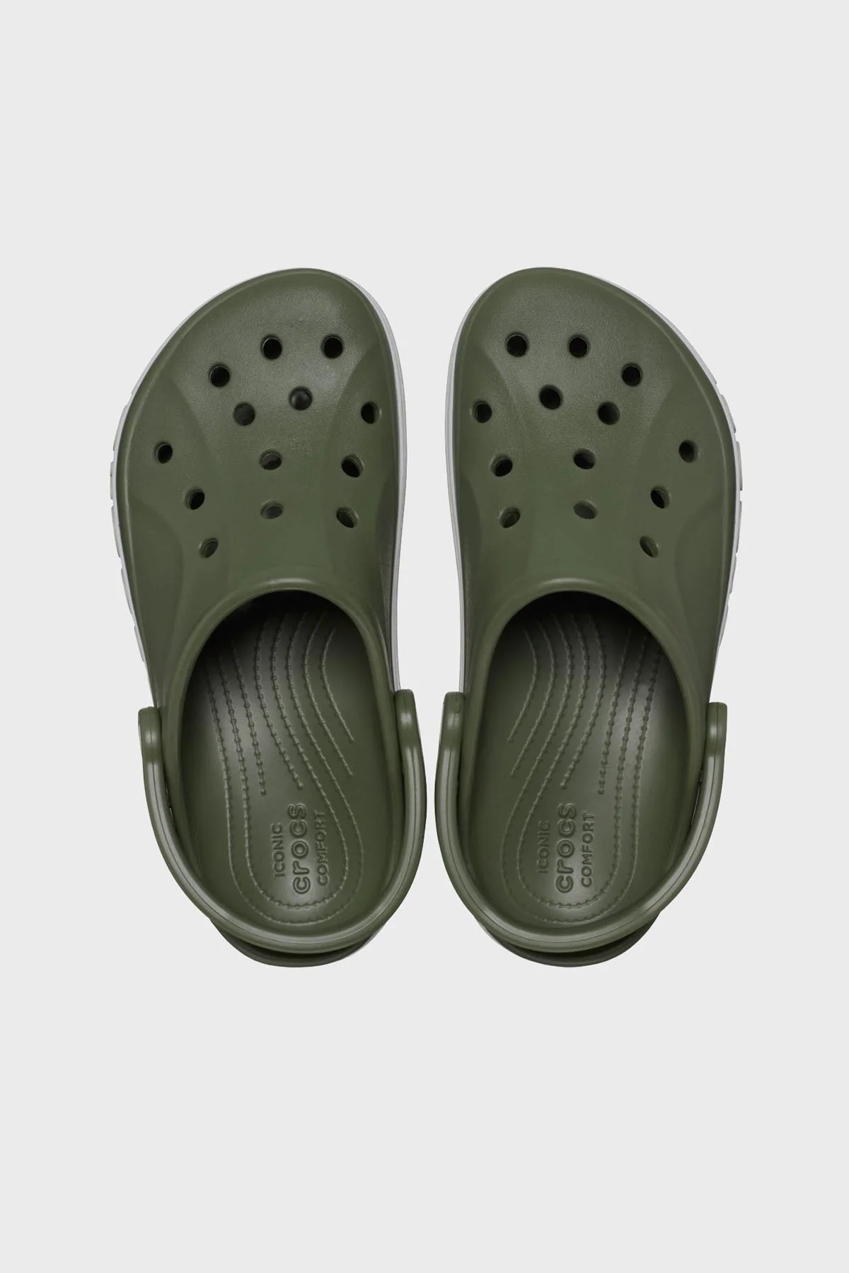 Crocs Bayaband Clog Logolu Unisex Terlik 205089-3TQ HAKİ - 2