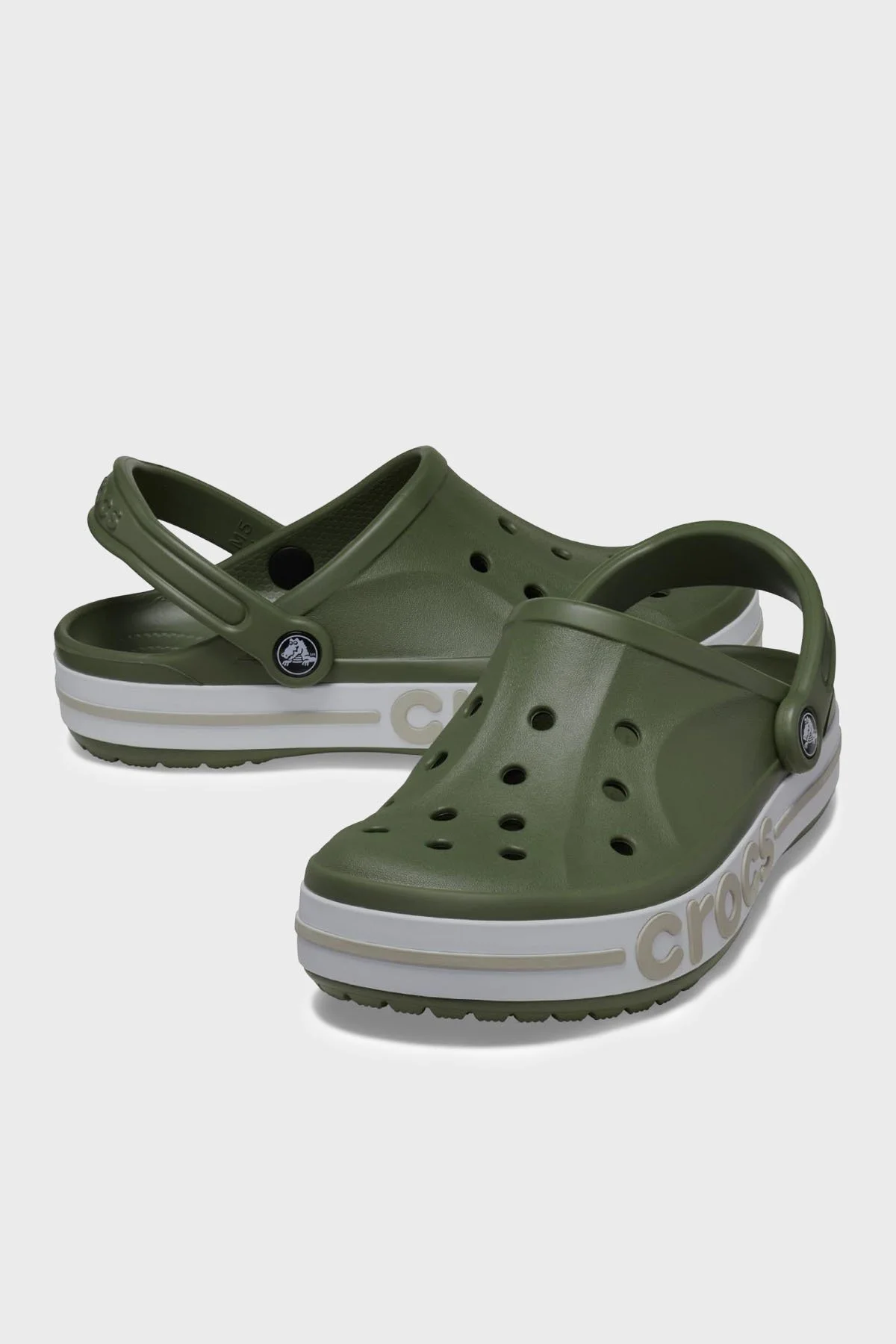 Crocs Bayaband Clog Logolu Unisex Terlik 205089-3TQ HAKİ - 3