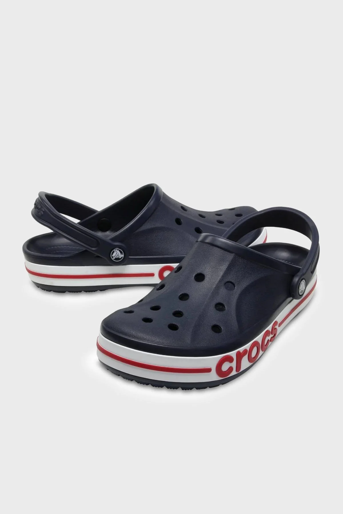 Crocs Bayaband Clog Logolu Unisex Terlik 205089-4CC LACİVERT-KIRMIZI - 2