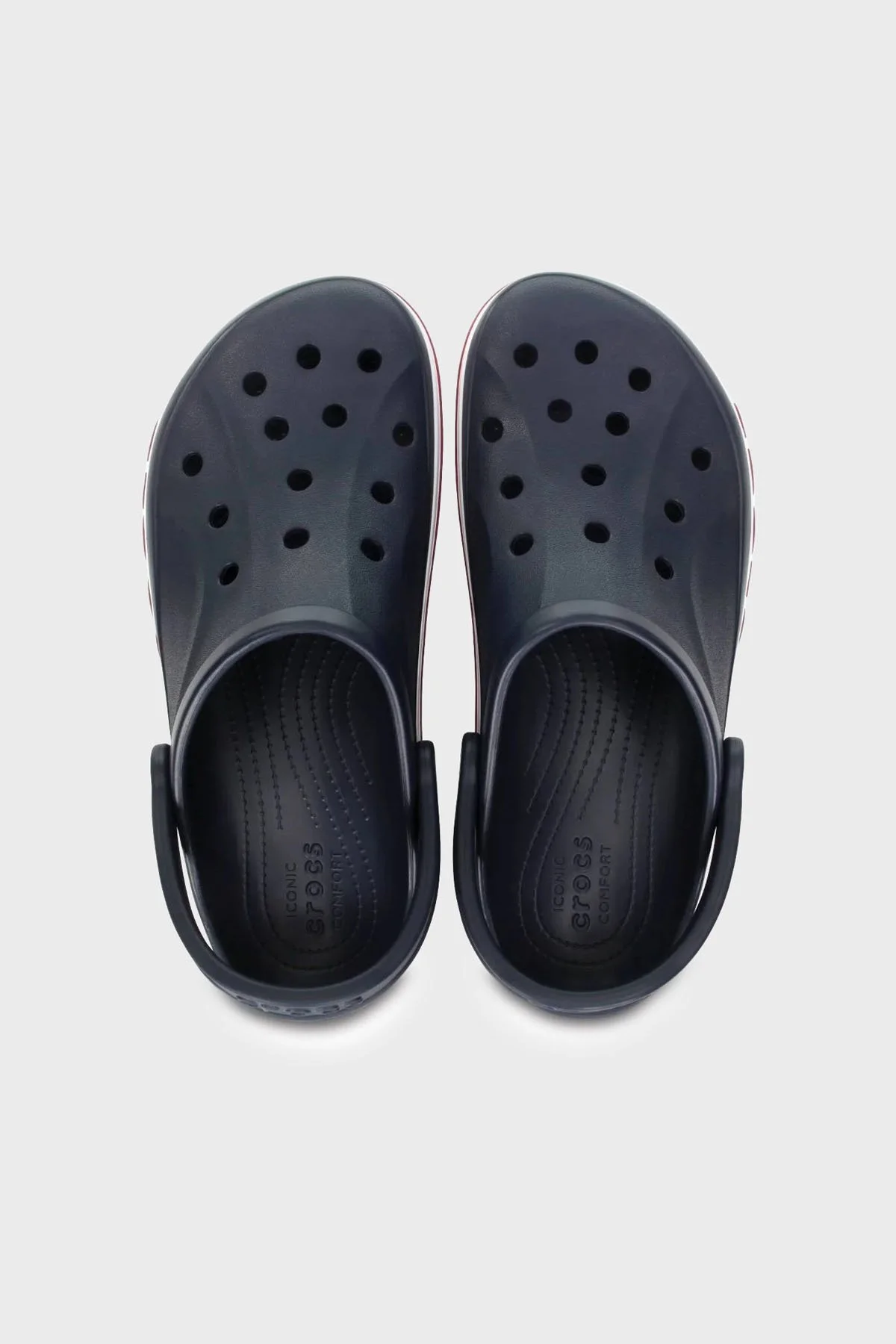 Crocs Bayaband Clog Logolu Unisex Terlik 205089-4CC LACİVERT-KIRMIZI - 3