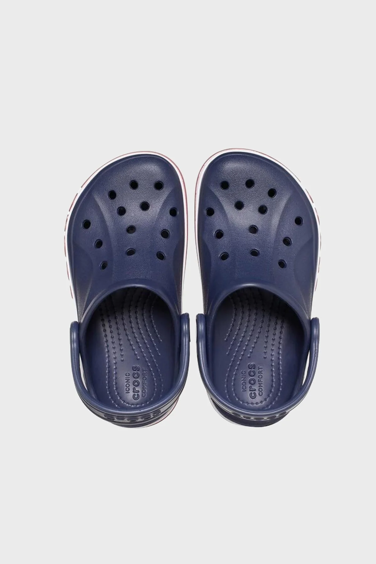 Crocs Bayaband Clog T Logolu Çıkarılabilir Kayışlı Sandalet Erkek Çocuk Terlik 207018-410 LACİVERT - 2