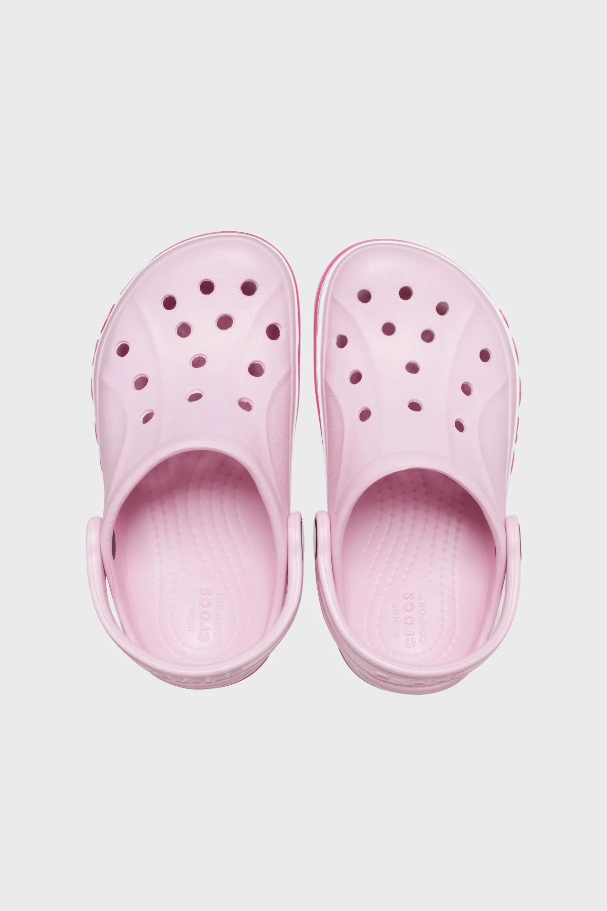 Crocs Bayaband Clog T Logolu Çıkarılabilir Kayışlı Sandalet Kız Çocuk Terlik 207018-6TG AÇIK PEMBE - 3