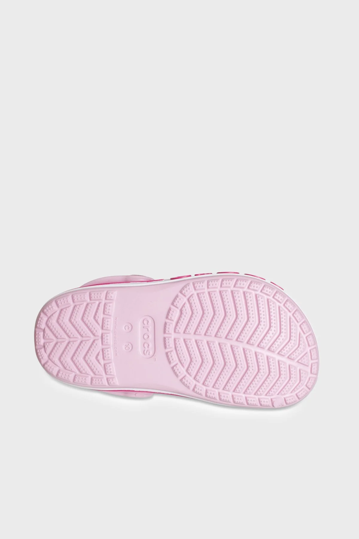 Crocs Bayaband Clog T Logolu Çıkarılabilir Kayışlı Sandalet Kız Çocuk Terlik 207018-6TG AÇIK PEMBE - 5