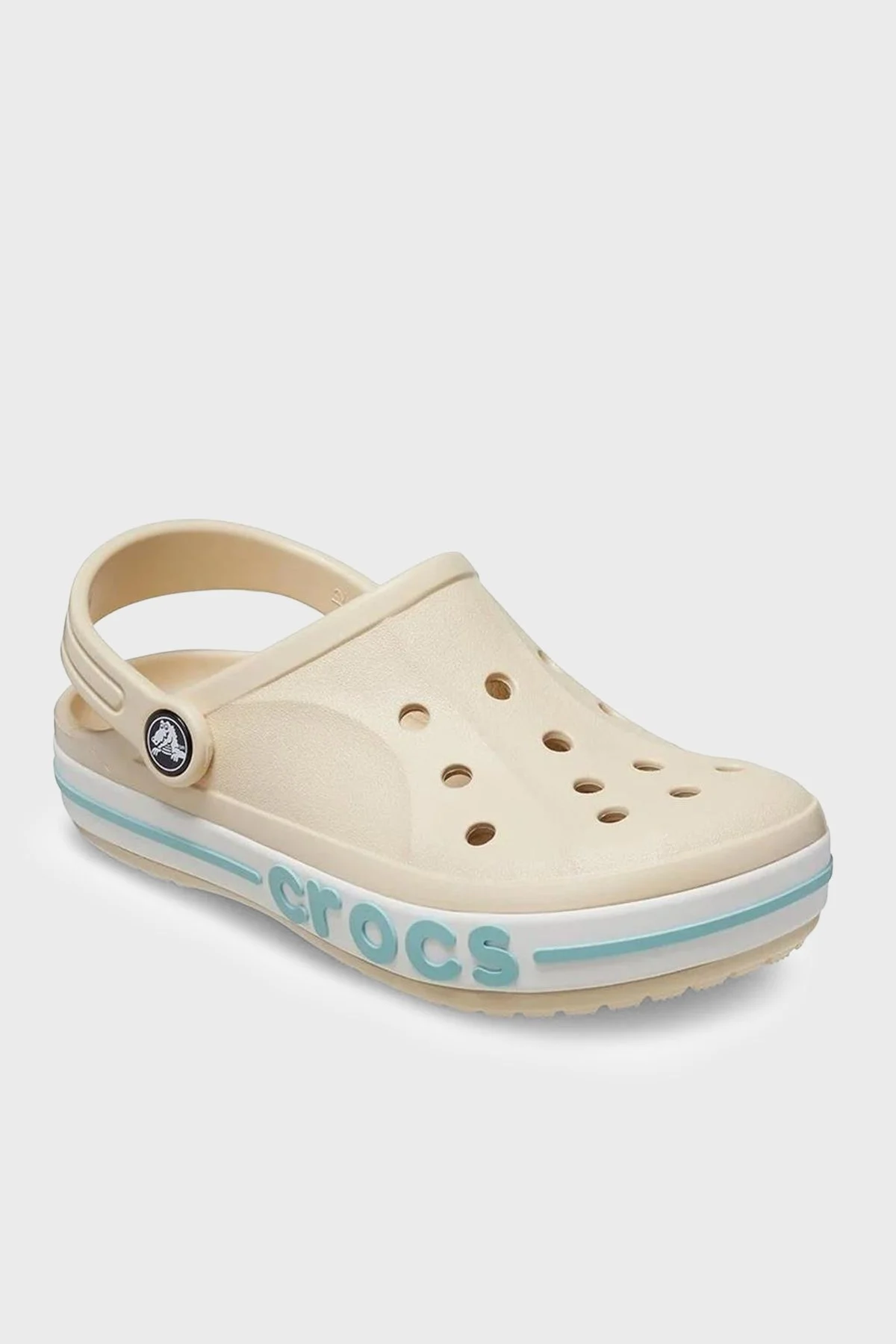 Crocs Bayaband Clog T Logolu Unisex Çocuk Terlik 207018-11S BEYAZ - 3