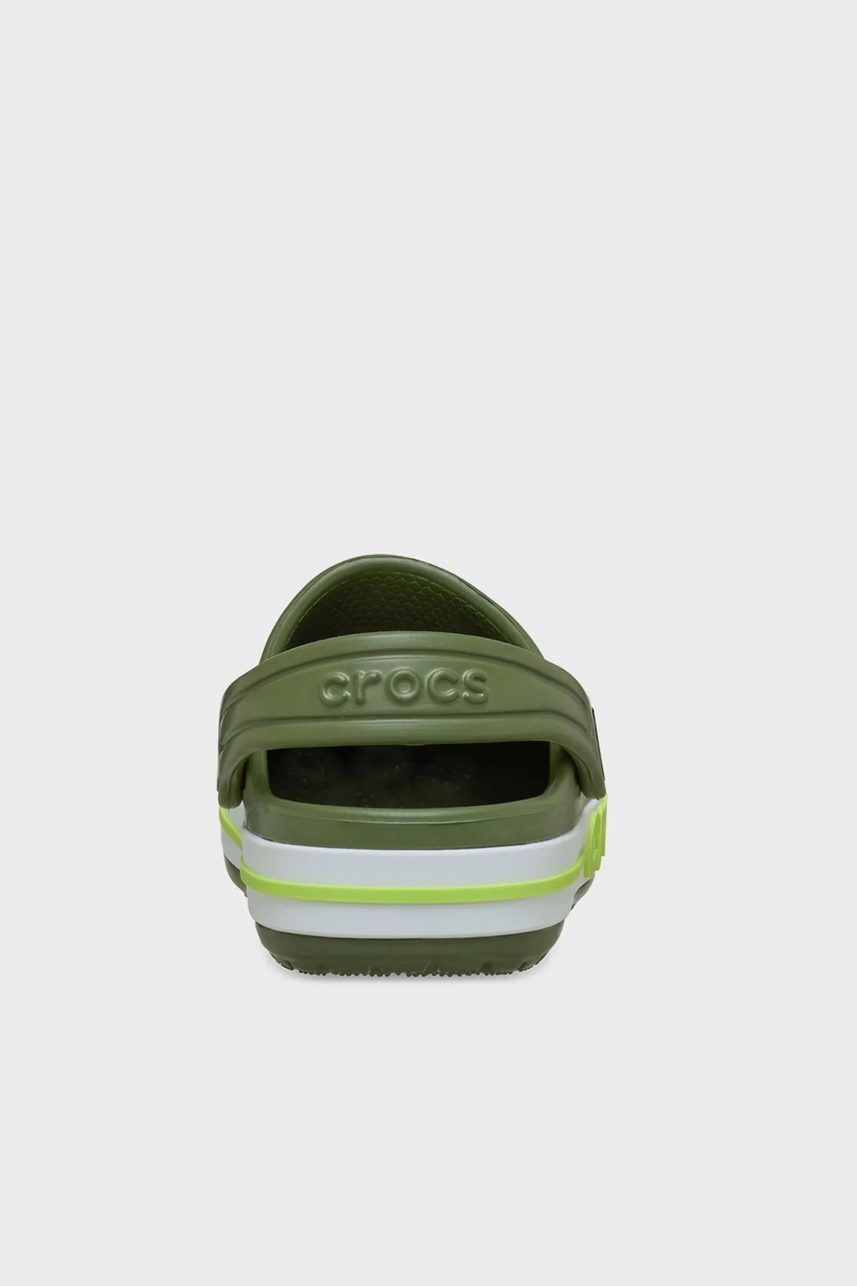 Crocs Bayaband Clog T Logolu Unisex Çocuk Terlik 207018-3CB HAKİ - 6