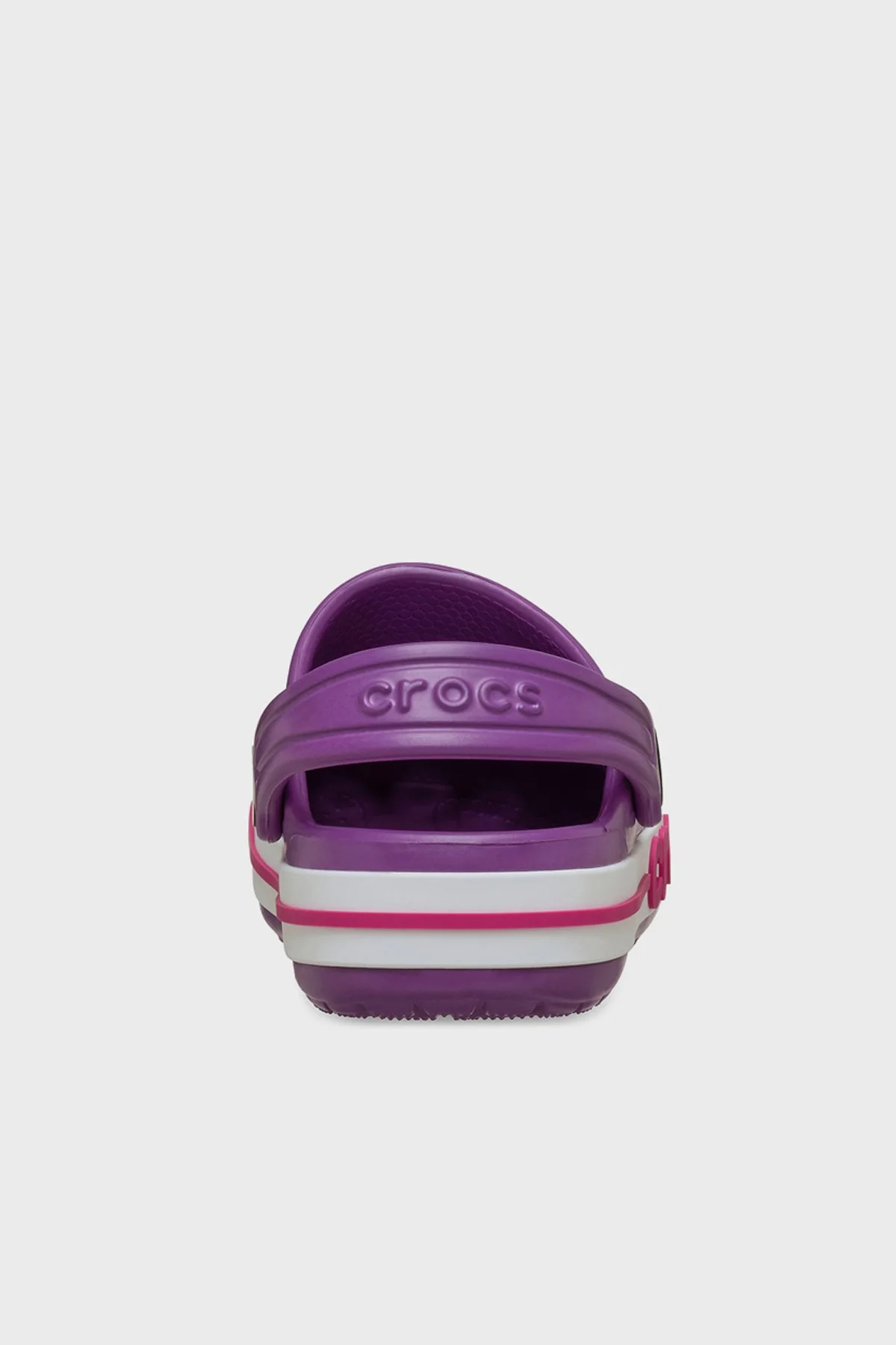 Crocs Bayaband Clog T Logolu Unisex Çocuk Terlik 207018-5C6 MOR - 6