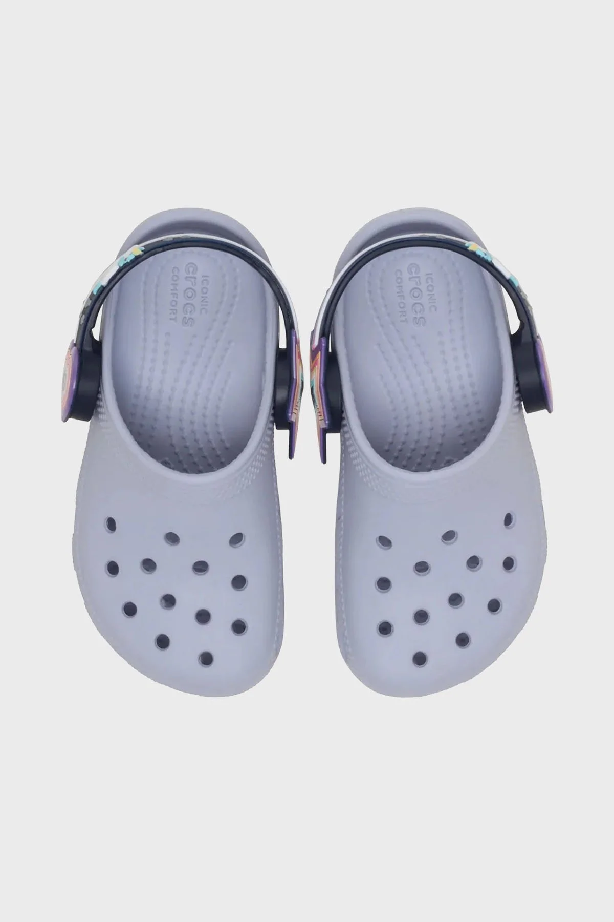 Crocs C Imagination Lights Bkstrp Cg T Desenli Kız Çocuk Terlik 211892-5BO LİLA - 2