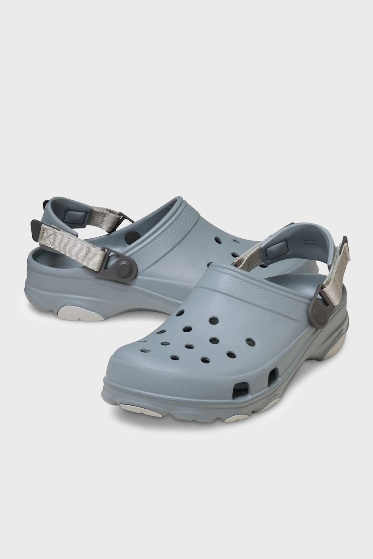 Crocs Classic All Terrain Clog Cırt Cırtlı Erkek Terlik 206340-0Z3 GRİ - 3