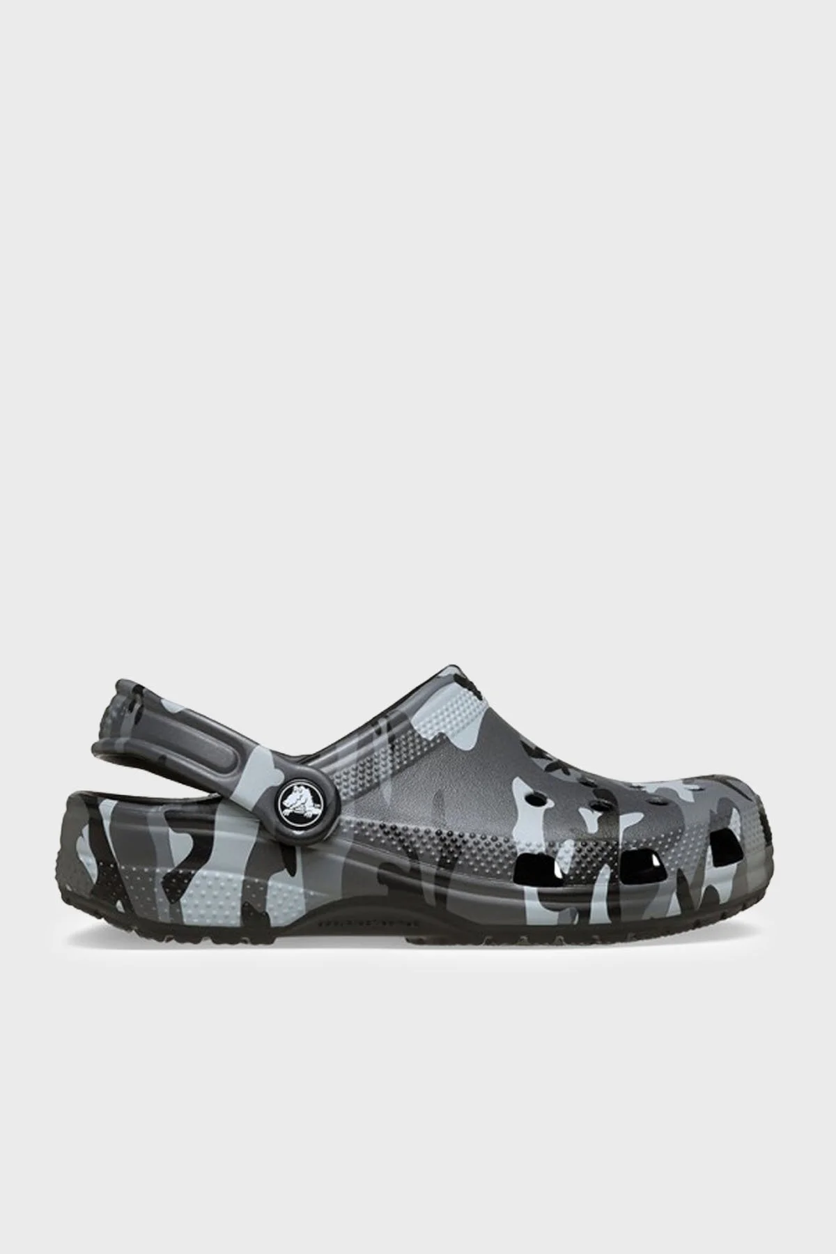 Crocs Classic Camouflage Clog K Desenli Erkek Çocuk Terlik 211879-0DD ANTRASİT - 1