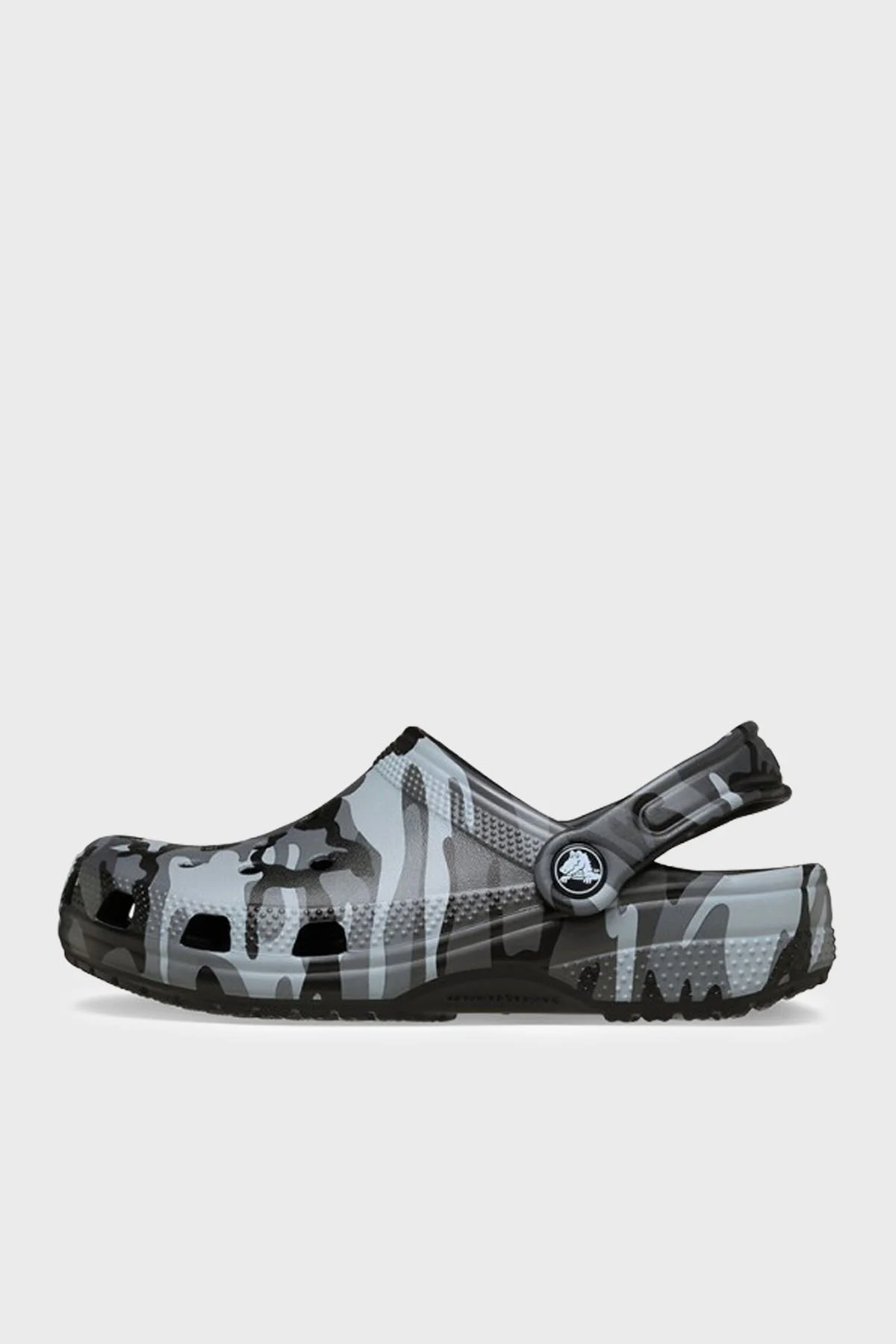 Crocs Classic Camouflage Clog K Desenli Erkek Çocuk Terlik 211879-0DD ANTRASİT - 2