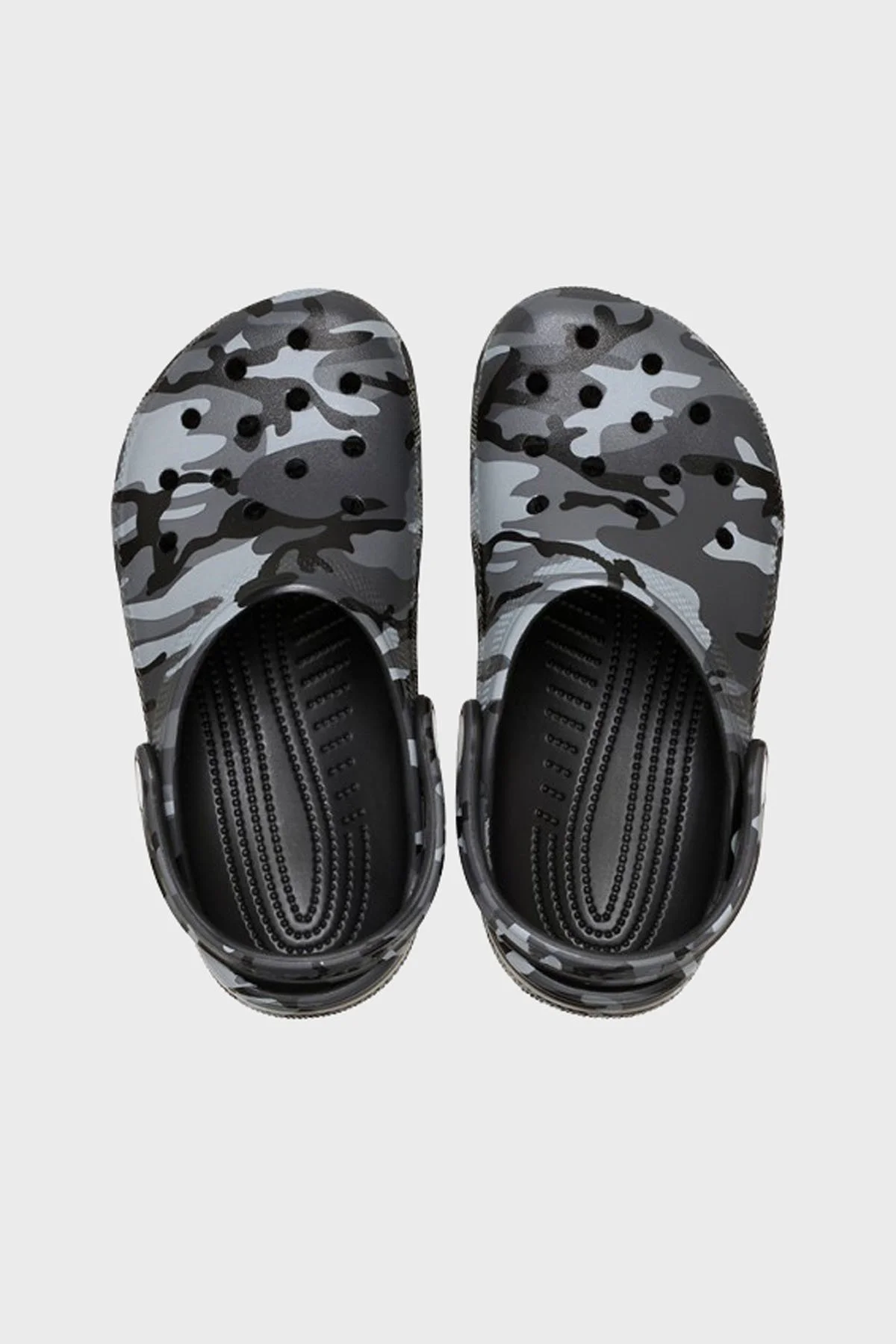 Crocs Classic Camouflage Clog K Desenli Erkek Çocuk Terlik 211879-0DD ANTRASİT - 4