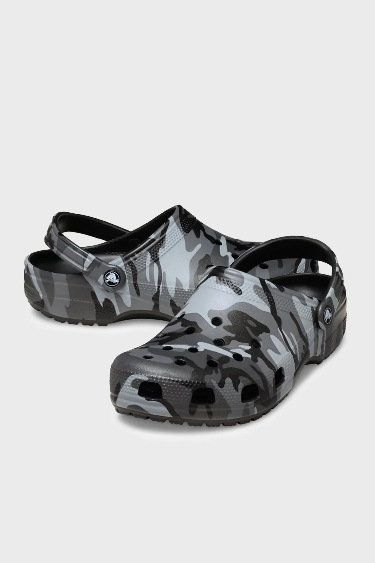Crocs Classic Camouflage Clog Sandalet Erkek Terlik 211936-0DD ANTRASİT - 4