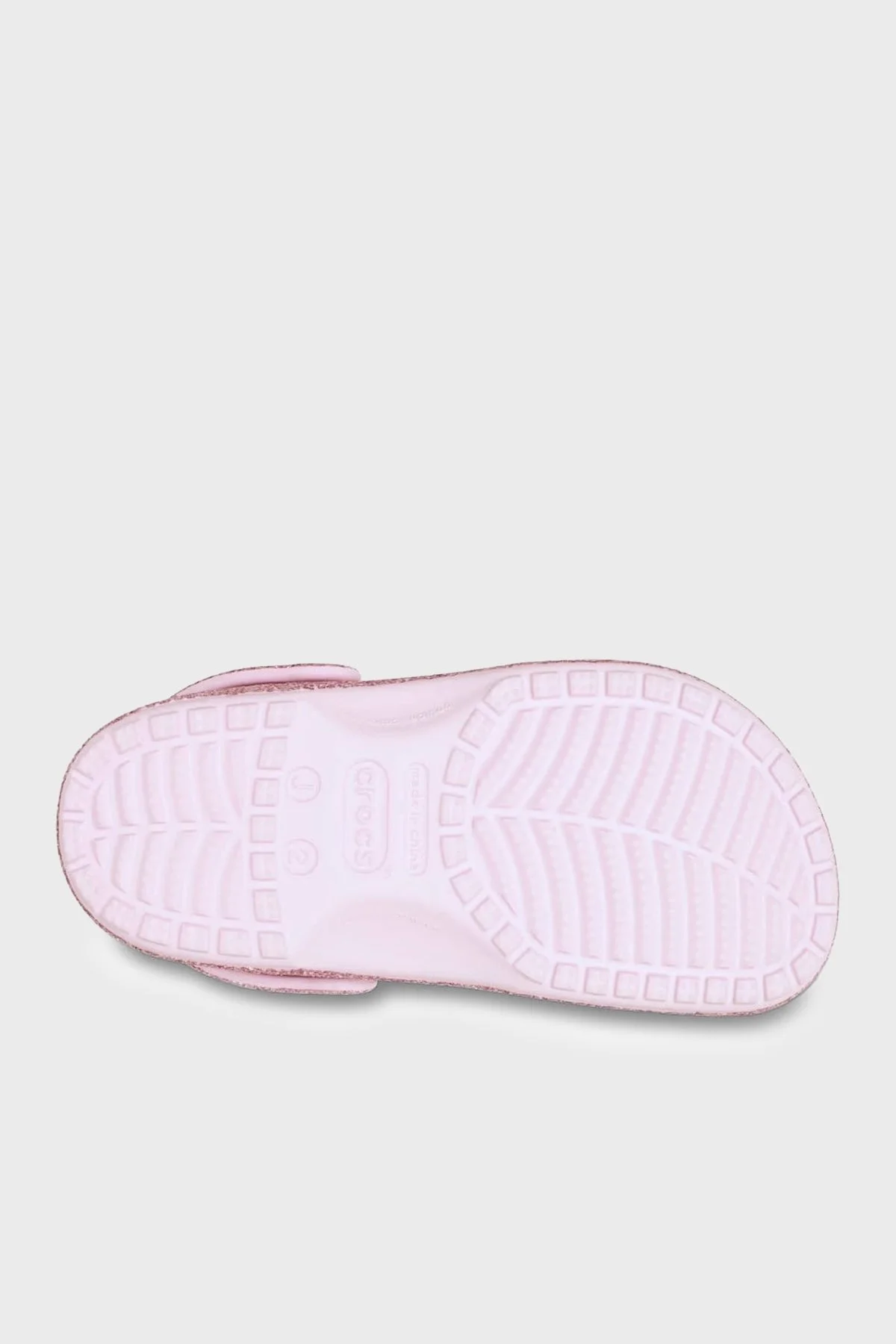 Crocs Classic Chunky Glitter Clog K Simli Çıkarılabilir Kayışlı Kız Çocuk Terlik 211939-6ZW PEMBE - 5