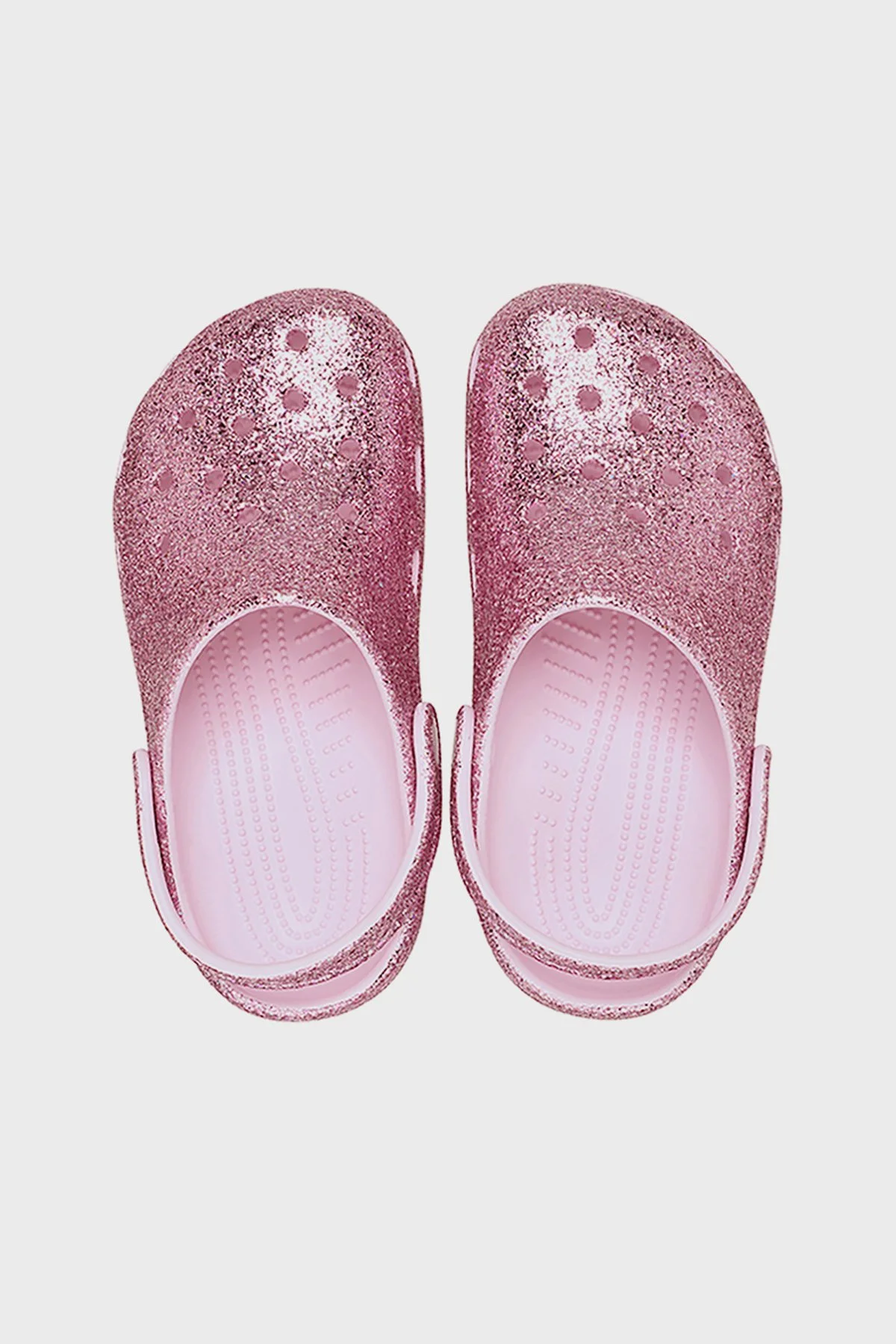 Crocs Classic Chunky Glitter Clog T Simli Kız Çocuk Terlik 211940-6ZW PEMBE - 4