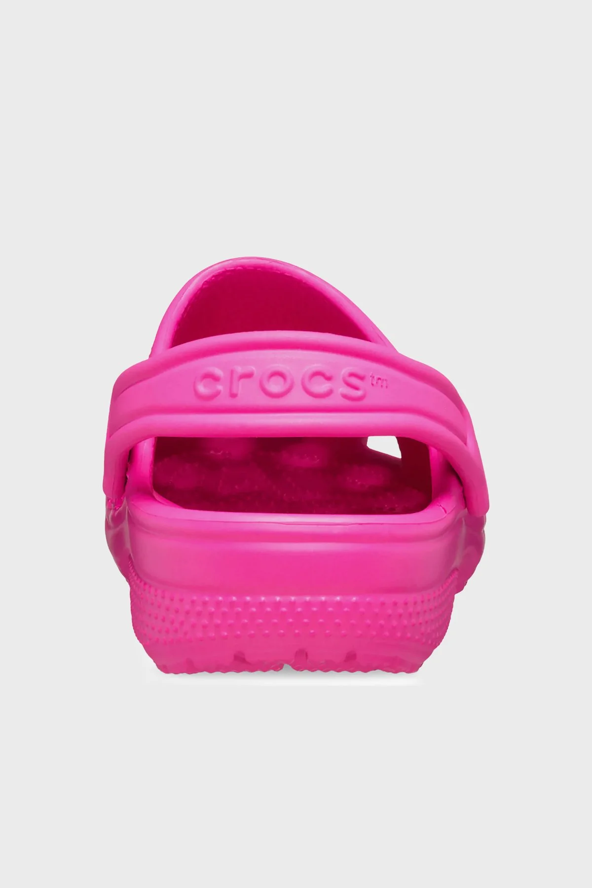 Crocs Classic Clog K Logolu Çıkarılabilir Kayışlı Kız Çocuk Terlik 206991-6TW FUŞYA - 5