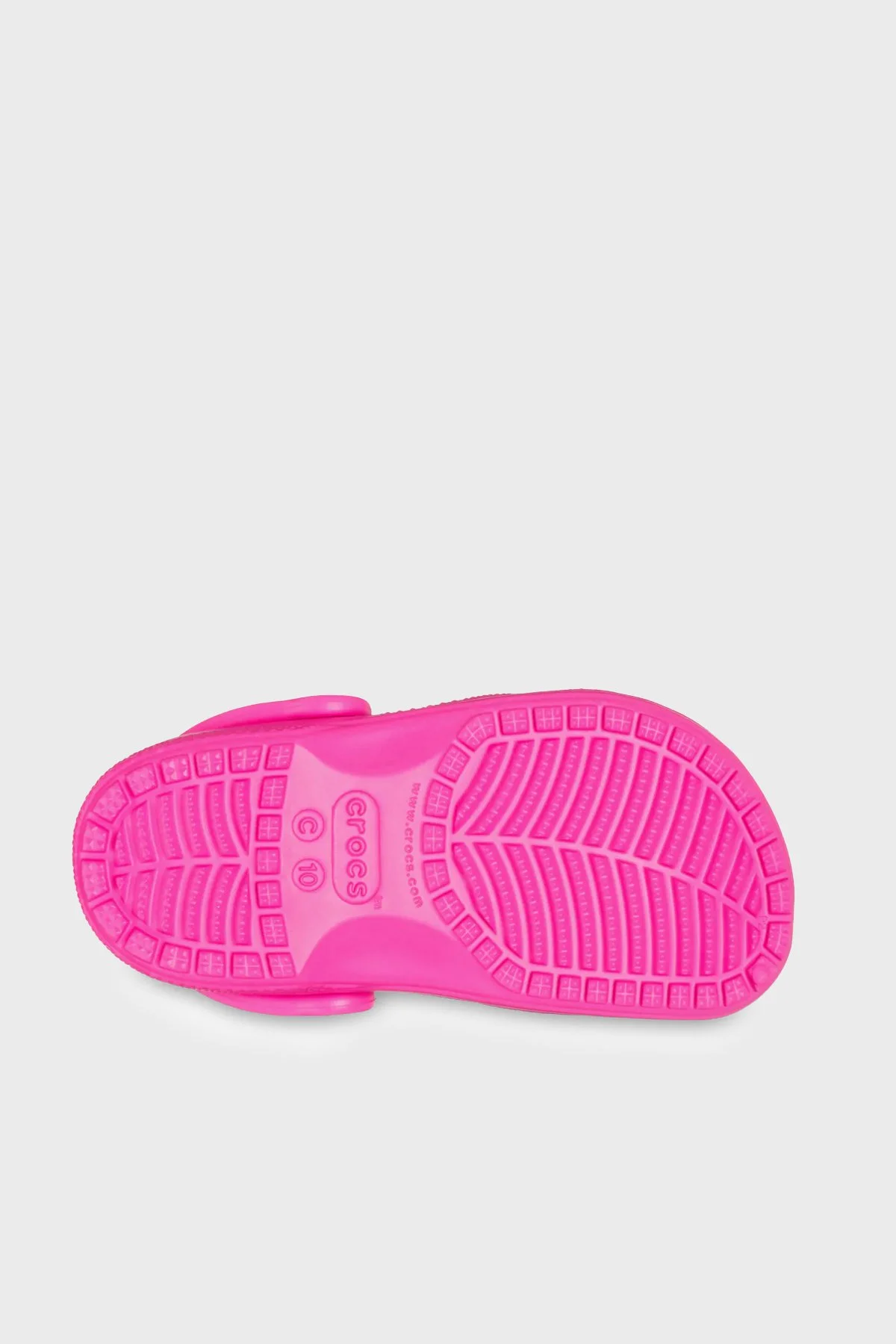 Crocs Classic Clog K Logolu Çıkarılabilir Kayışlı Kız Çocuk Terlik 206991-6TW FUŞYA - 6