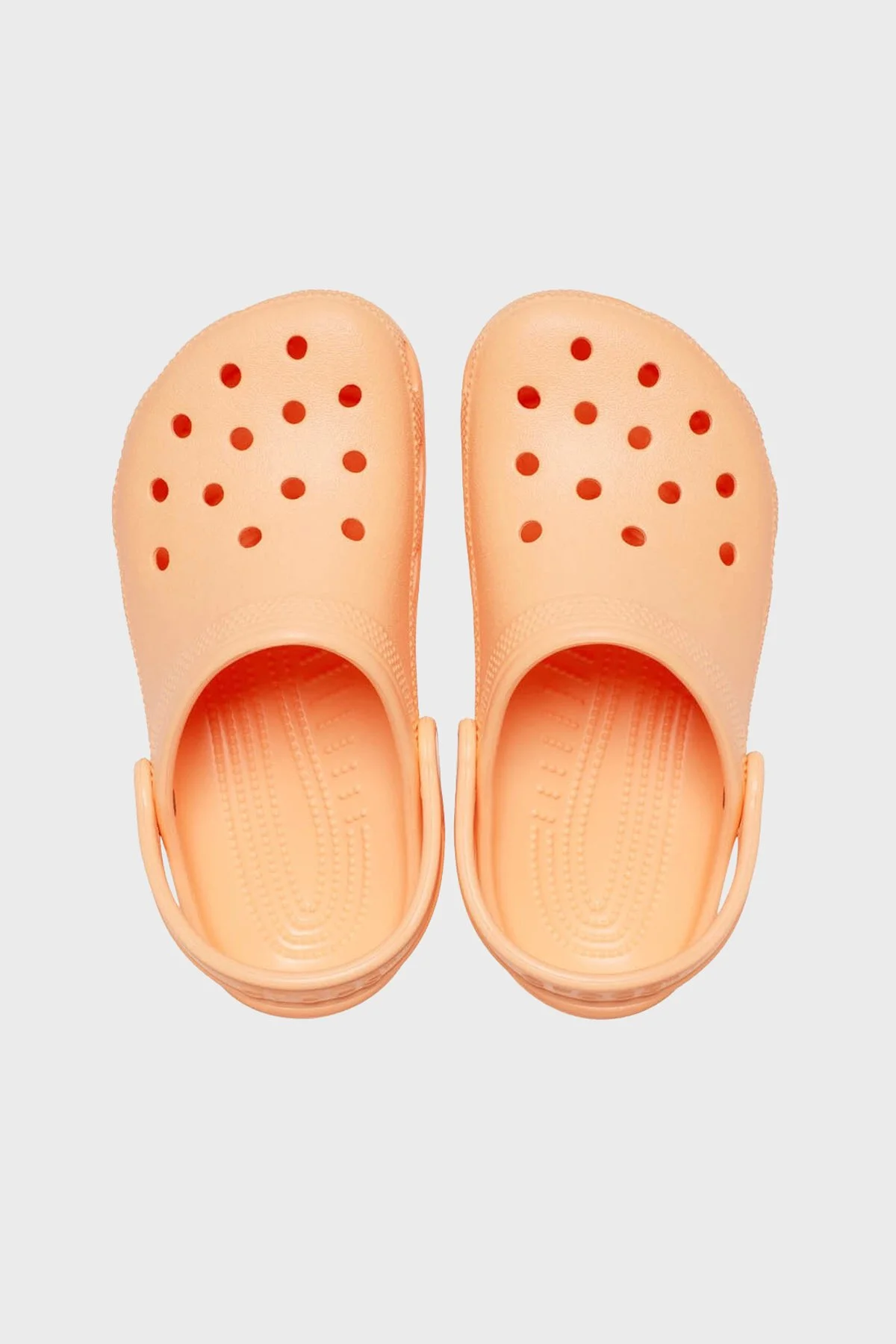 Crocs Classic Clog K Logolu Çıkarılabilir Kayışlı Kız Çocuk Terlik 206991-86A TURUNCU - 3