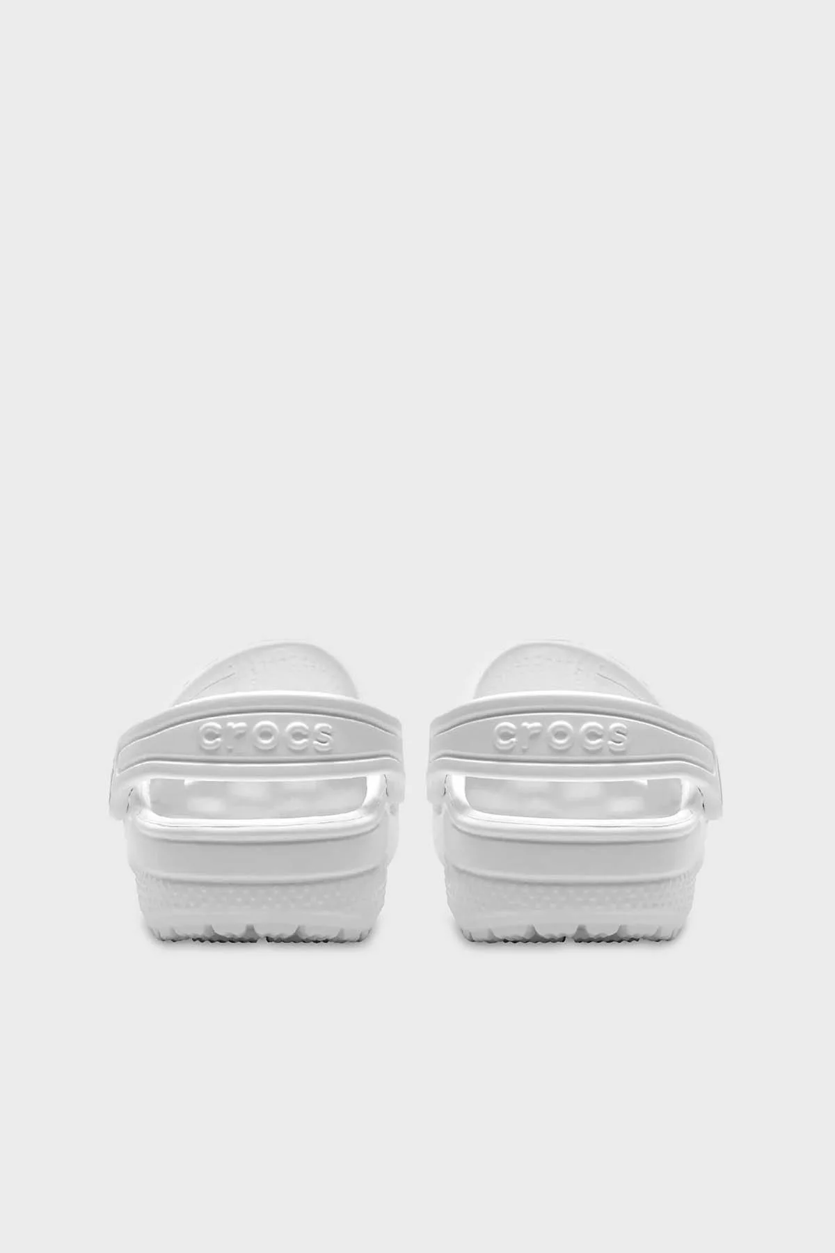 Crocs Classic Clog K Logolu Hafif Sandalet Unisex Çocuk Terlik 206991-100 BEYAZ - 5