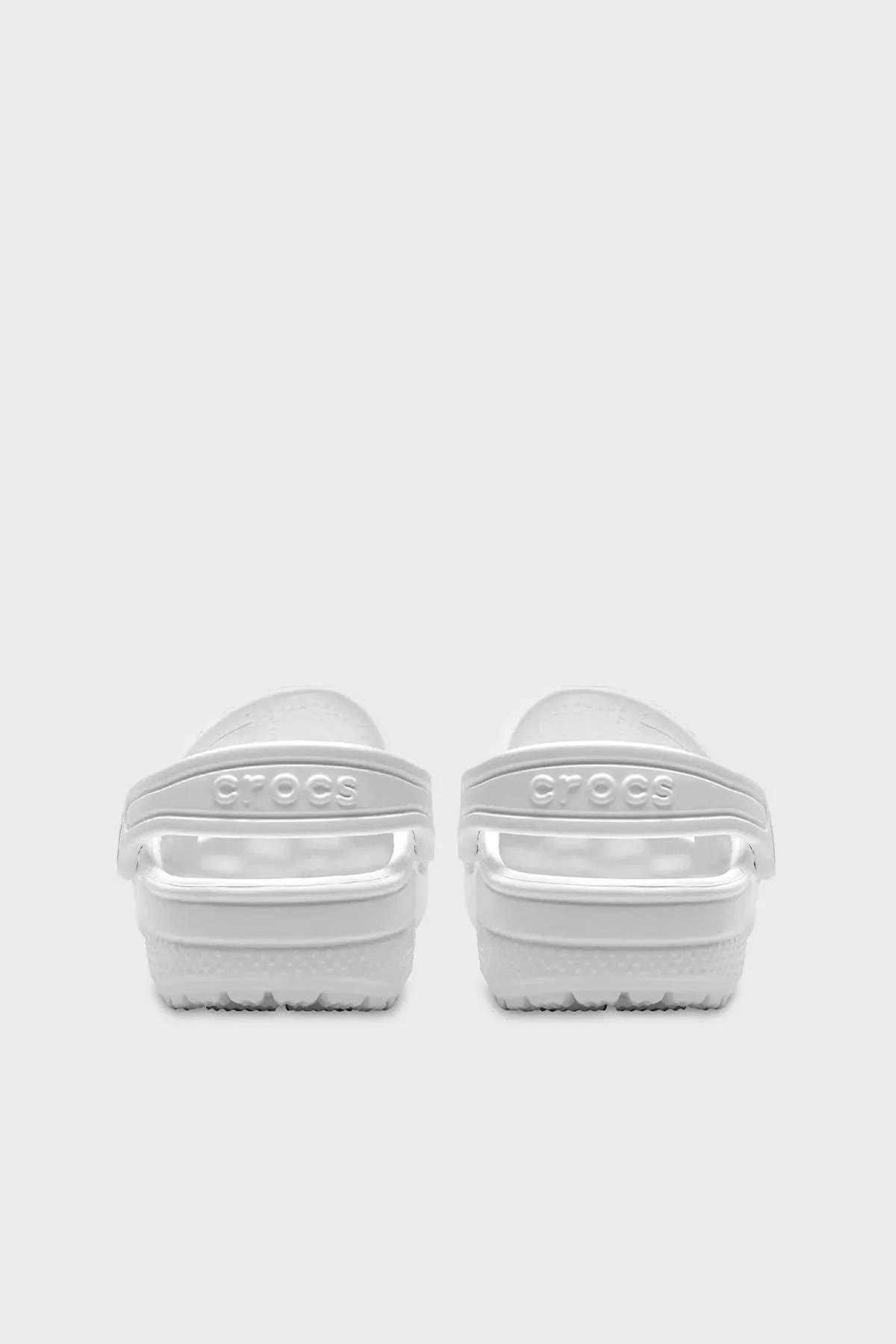Crocs Classic Clog K Logolu Hafif Sandalet Unisex Çocuk Terlik 206991-100 BEYAZ - 5