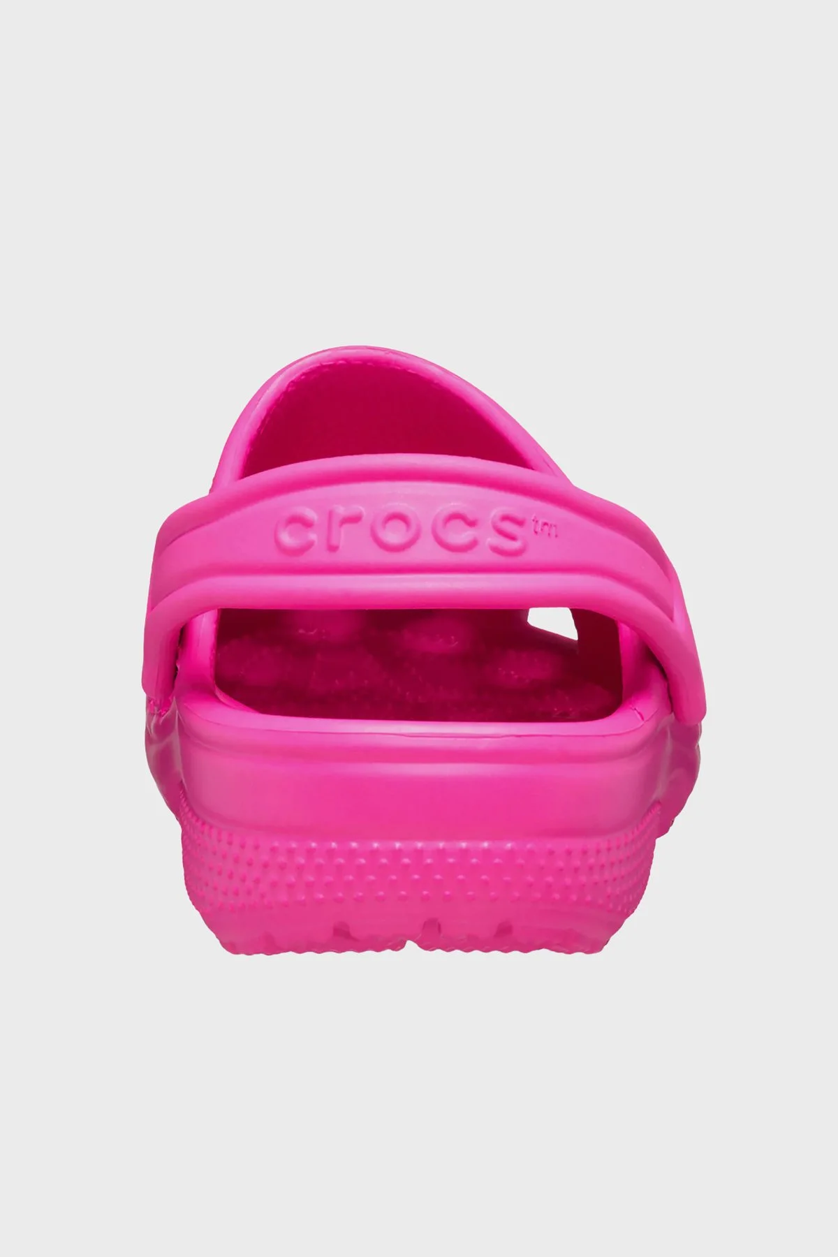 Crocs Classic Clog T Logolu Çıkarılabilir Kayışlı Kız Çocuk Terlik 206990-6TW FUŞYA - 5