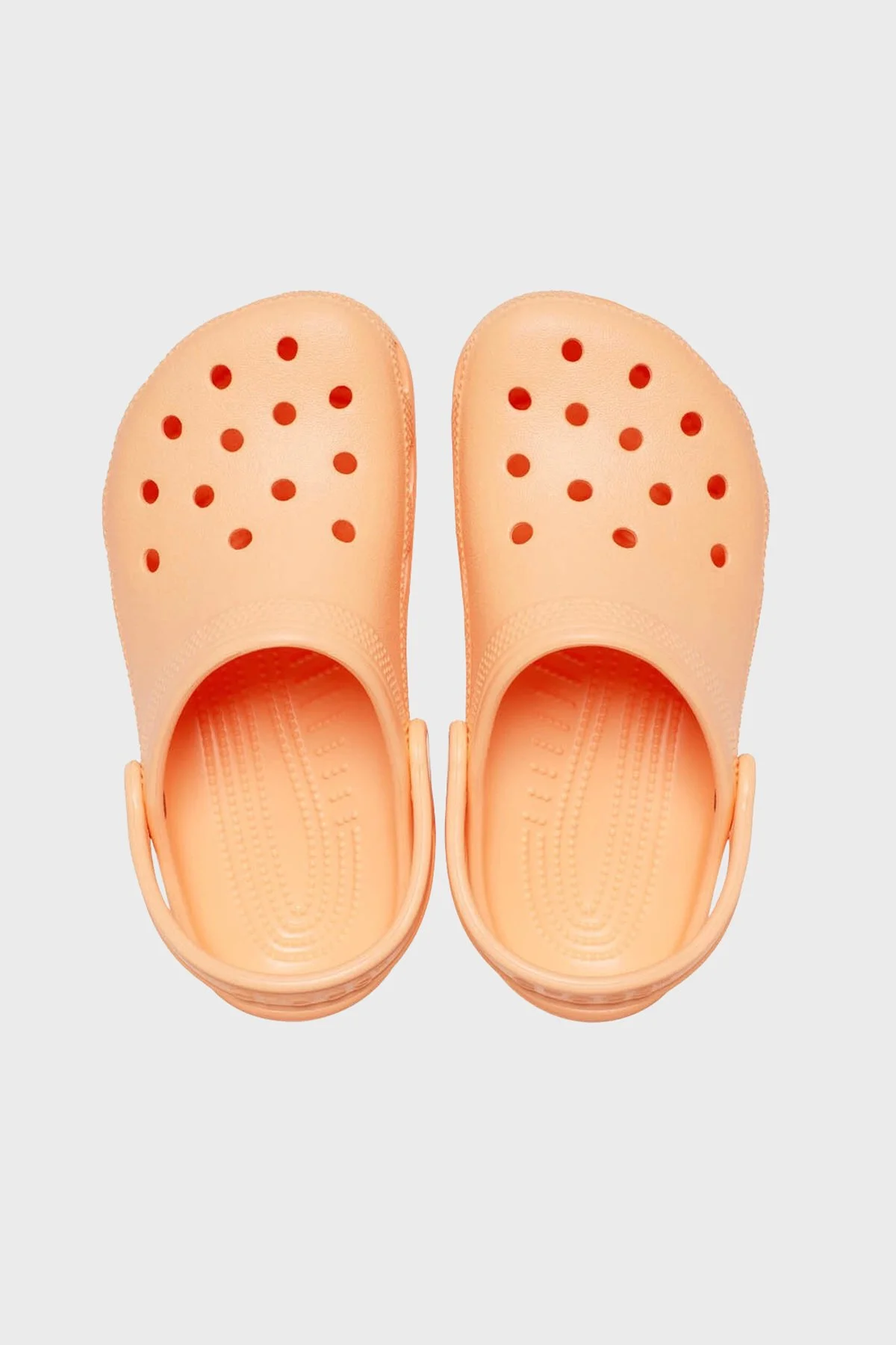 Crocs Classic Clog T Logolu Çıkarılabilir Kayışlı Kız Çocuk Terlik 206990-86A TURUNCU - 3