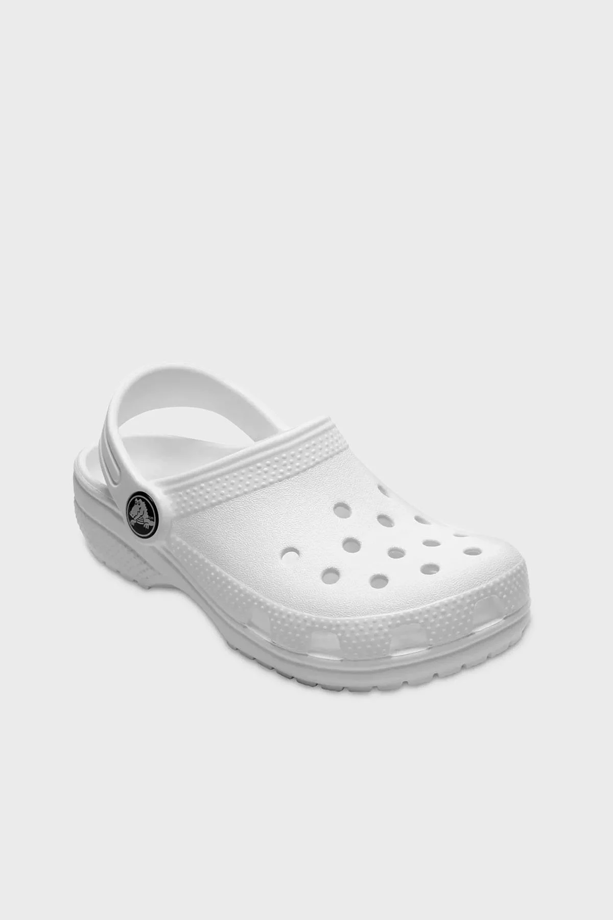 Crocs Classic Clog T Logolu Hafif Sandelet Unisex Çocuk Terlik 206990-100 BEYAZ - 3