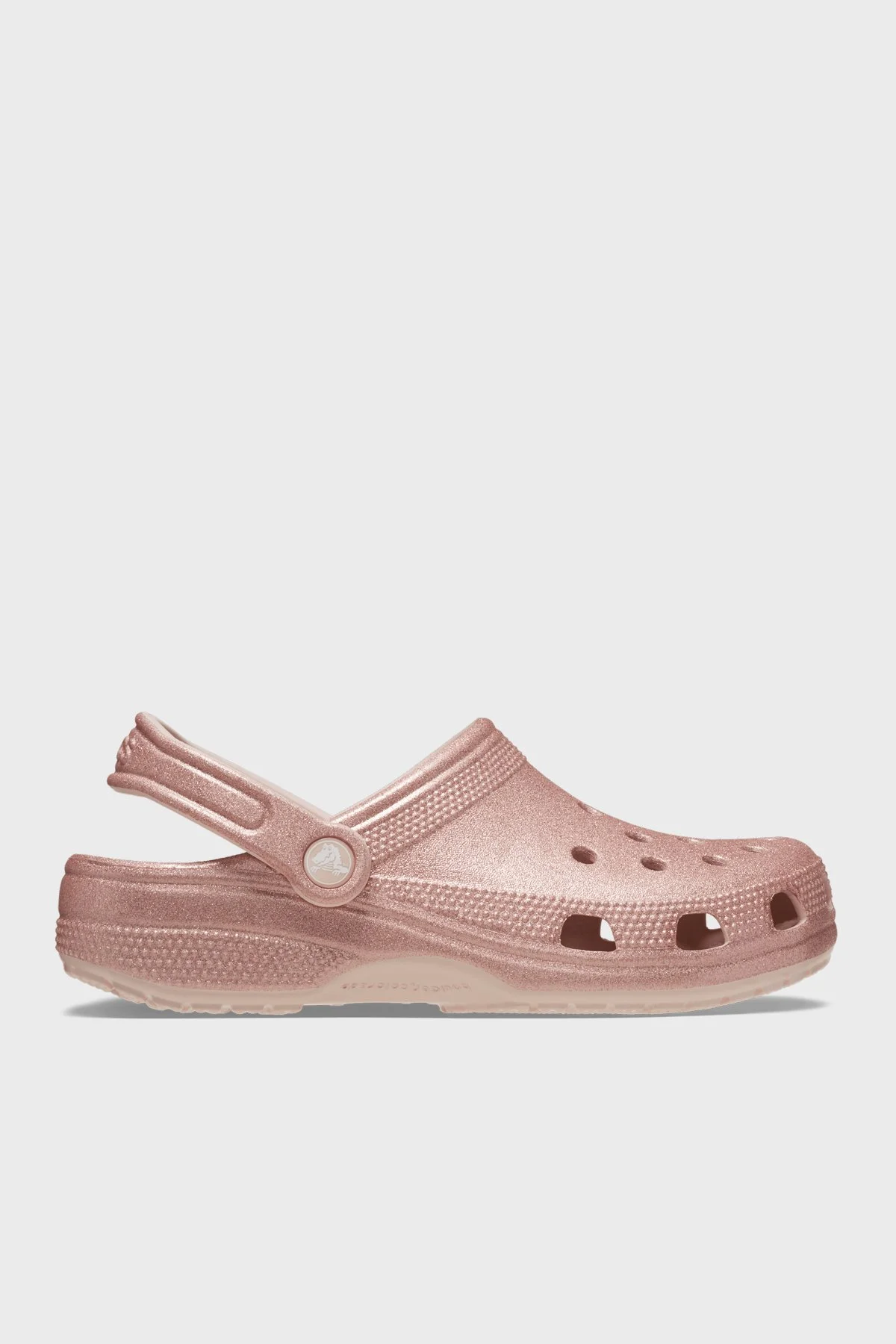 Crocs Classic Glitter Clog Logolu Kadın Terlik 205942-6WV PUDRA - 1