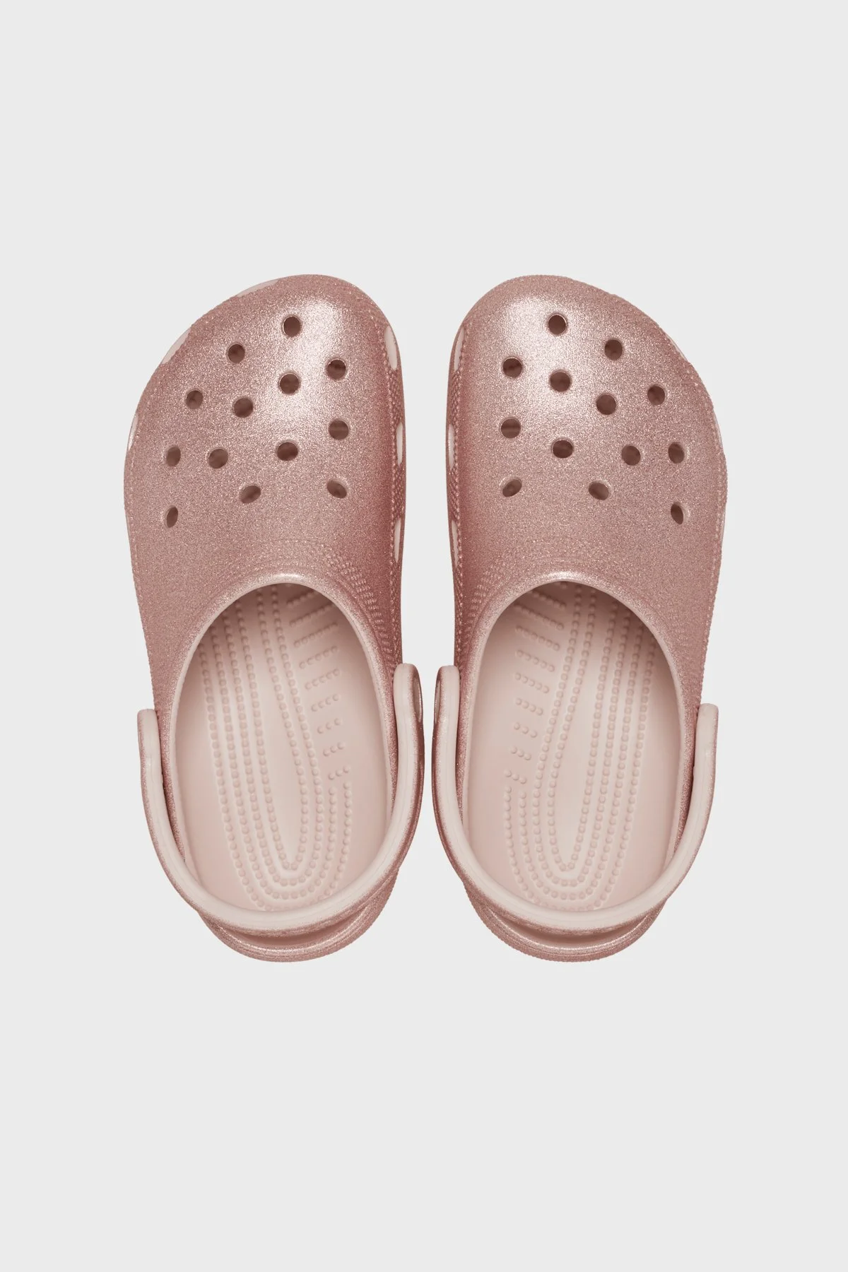 Crocs Classic Glitter Clog Logolu Kadın Terlik 205942-6WV PUDRA - 3