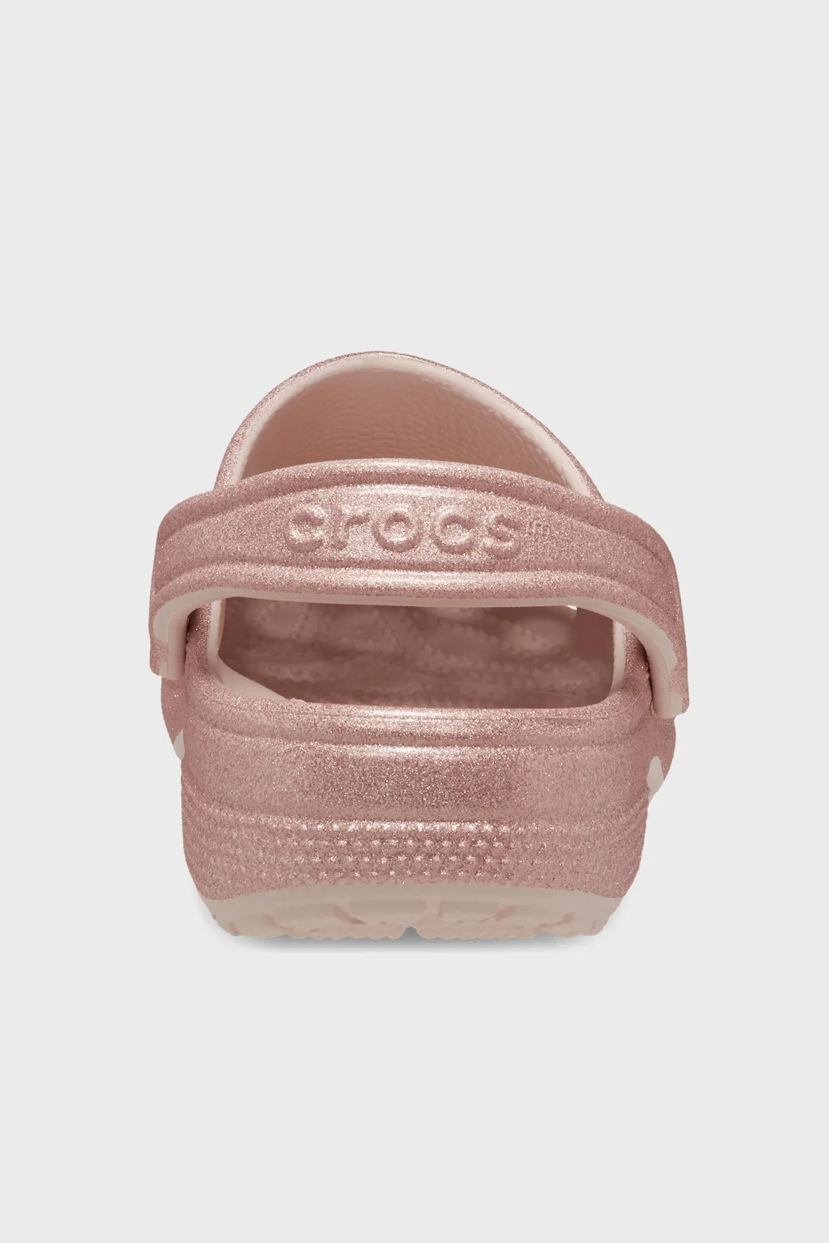 Crocs Classic Glitter Clog Logolu Kadın Terlik 205942-6WV PUDRA - 4