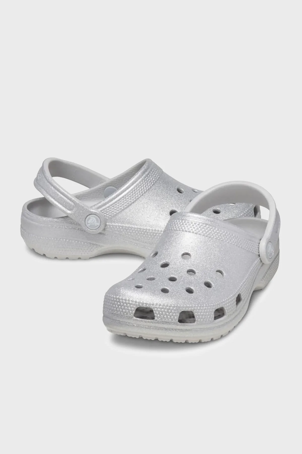 Crocs Classic Glitter Clog Sandalet Kadın Terlik 205942-0IC GRİ - 3