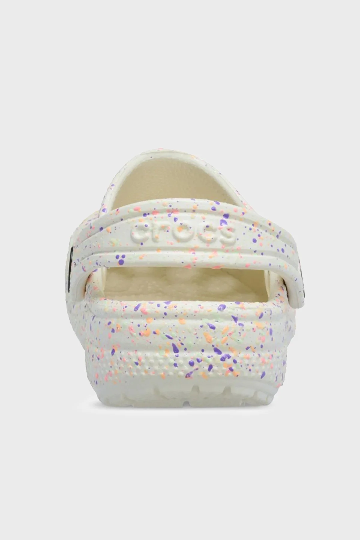 Crocs Classic Glow Paint Splatter Clog Sandalet Kız Çocuk Terlik 212495-2MT BEYAZ - 6