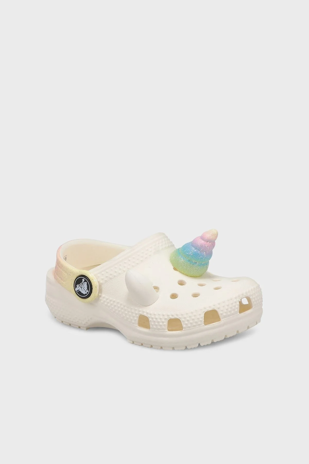 Crocs Classic IAM Rainbow UnicornCgT Hafif Sandalet Kız Çocuk Terlik 209701-0WV KREM - 1