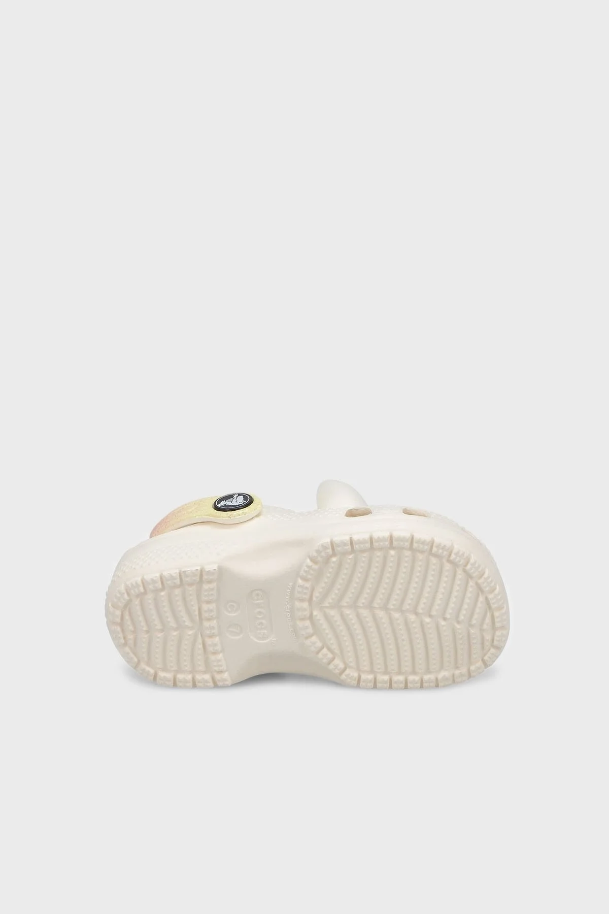 Crocs Classic IAM Rainbow UnicornCgT Hafif Sandalet Kız Çocuk Terlik 209701-0WV KREM - 3
