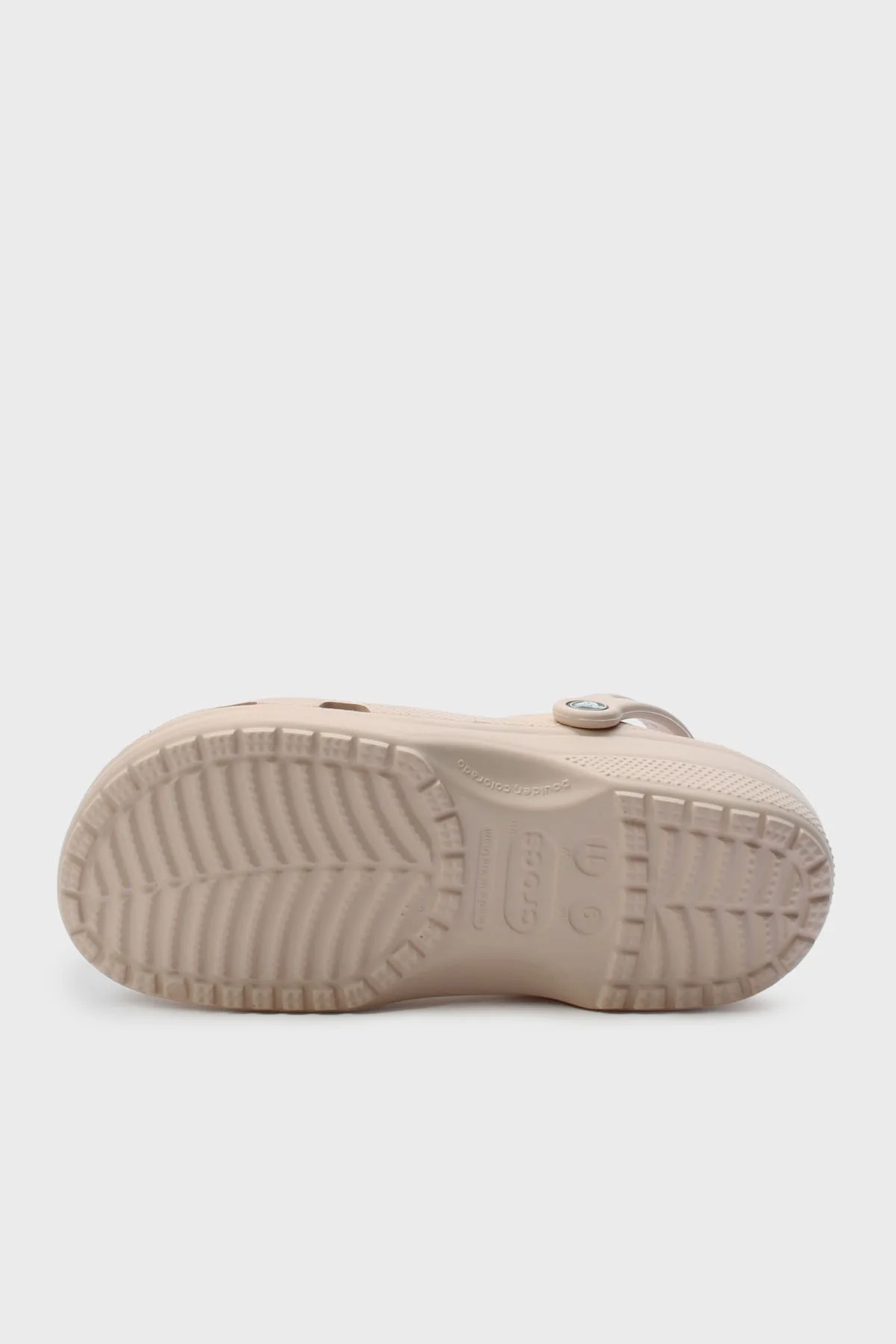 Crocs Classic Logolu Çıkarılabilir Kayışlı Sandalet Kadın Terlik 10001-6UR BEJ - 6
