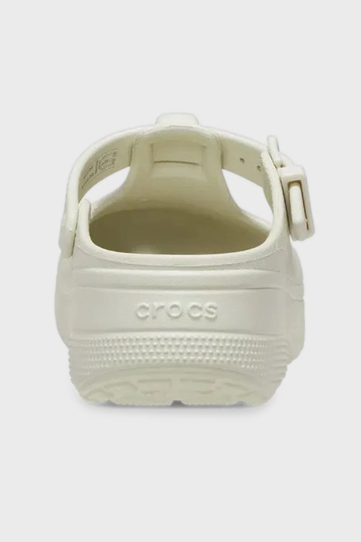 Crocs Classic Mary Jane Clog Ayarlanabilir Kayışlı Kalın Taban Kadın Terlik 210581-0HZ KREM - 6