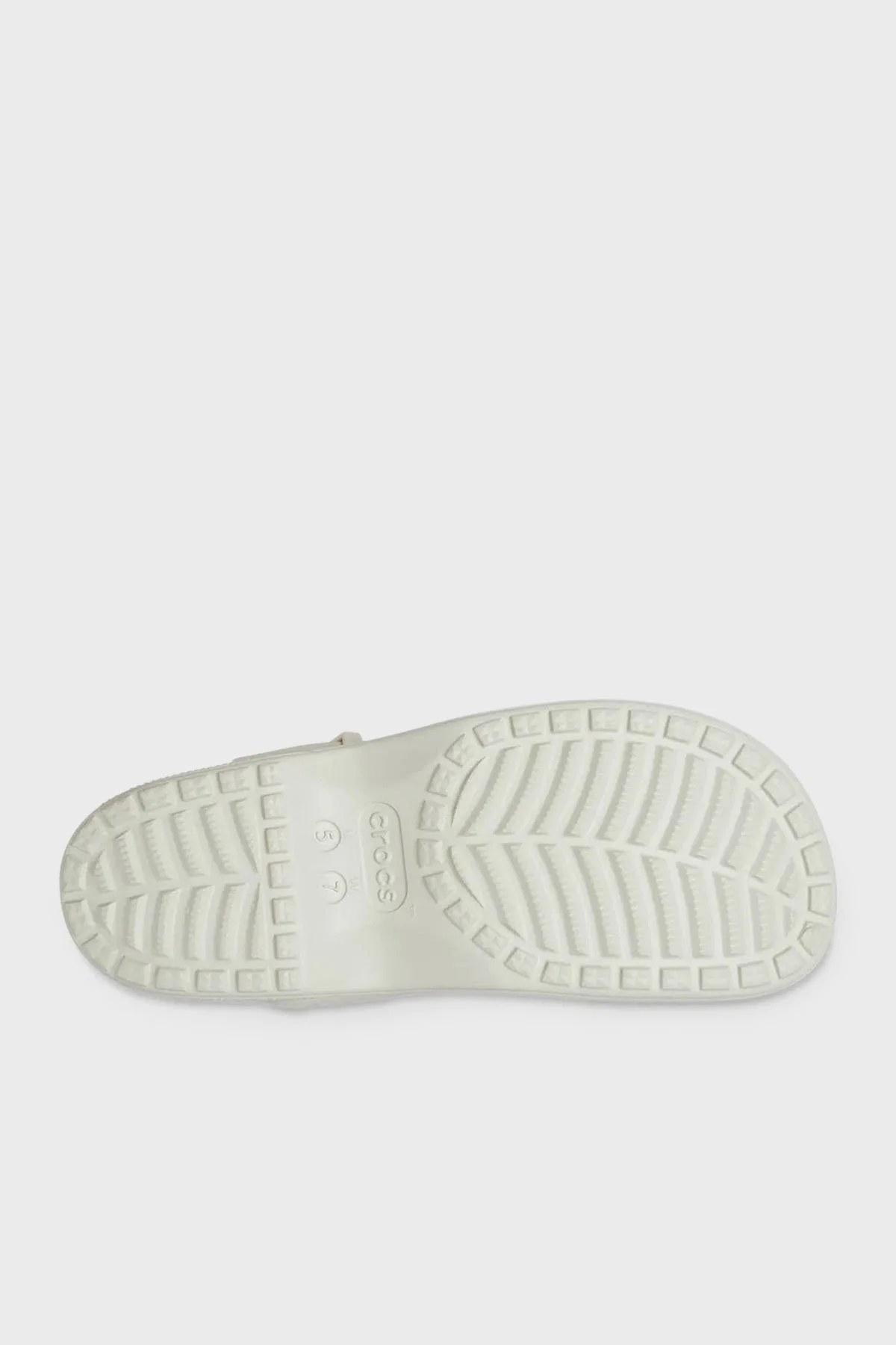 Crocs Classic Mary Jane Clog Ayarlanabilir Kayışlı Kalın Taban Kadın Terlik 210581-0HZ KREM - 7