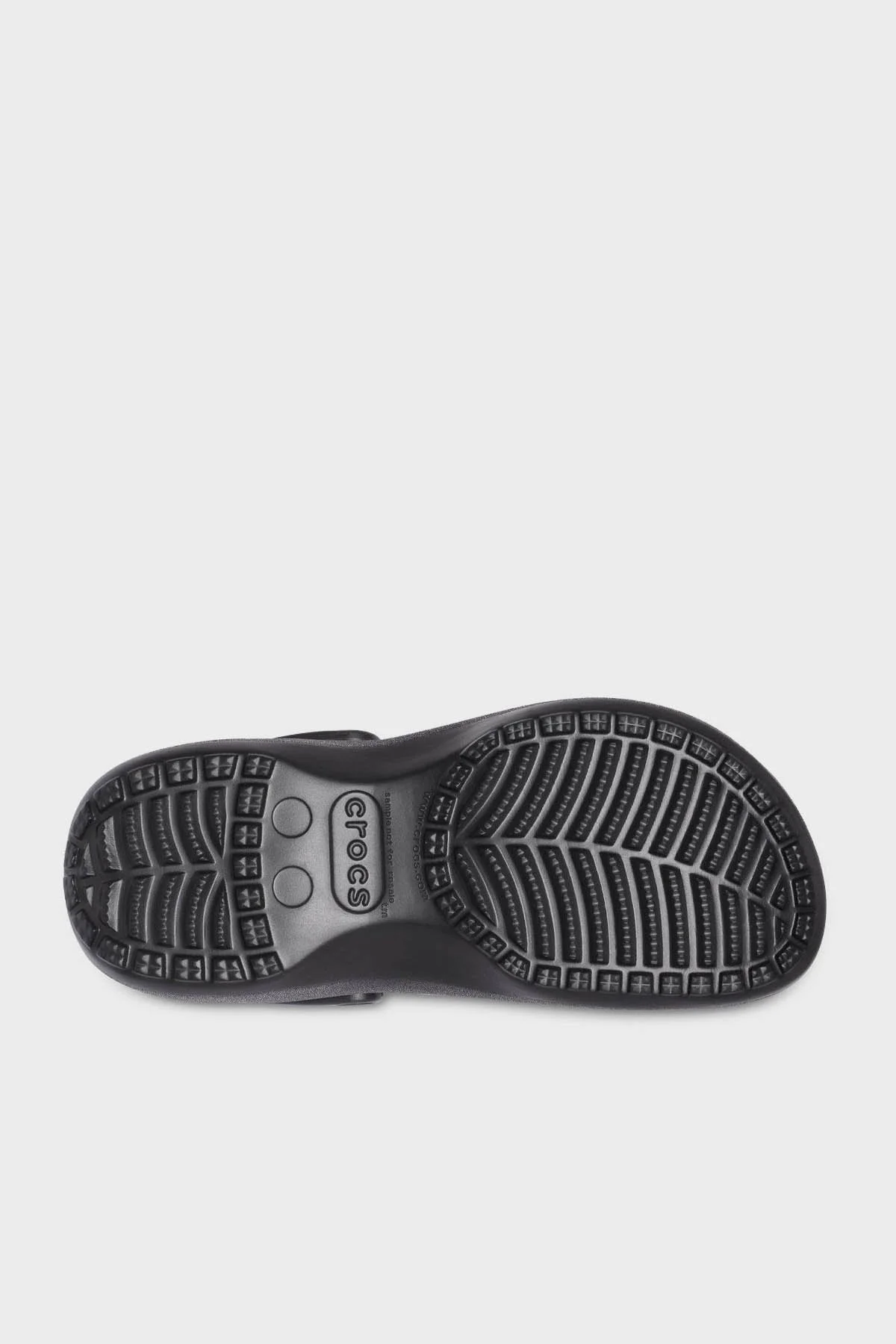 Crocs Classic Platform Clog W Logolu Çıkarılabilir Kayışlı Bayan Terlik 206750-001 SİYAH - 7