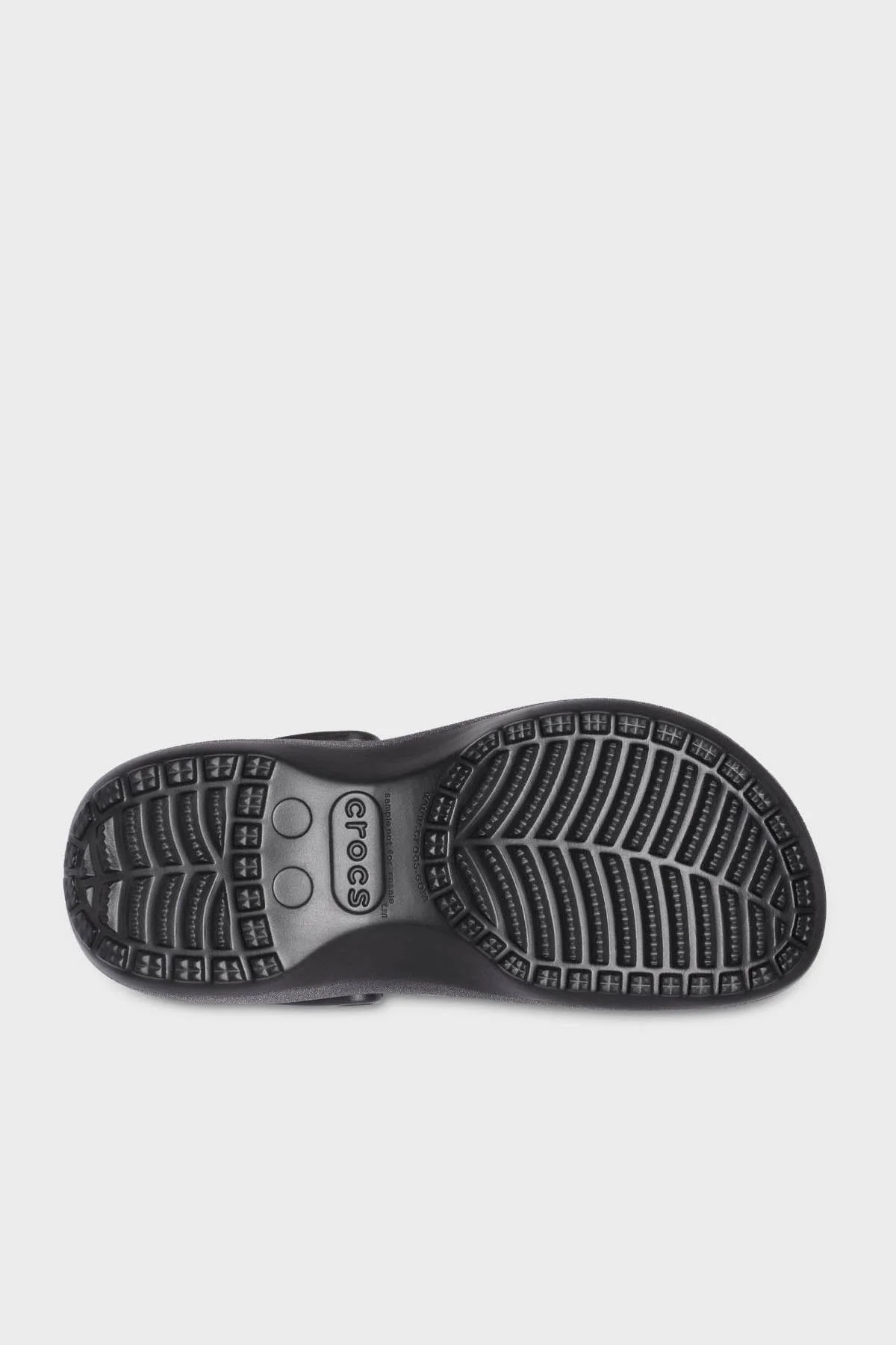 Crocs Classic Platform Clog W Logolu Çıkarılabilir Kayışlı Kadın Terlik 206750-001 SİYAH - 7