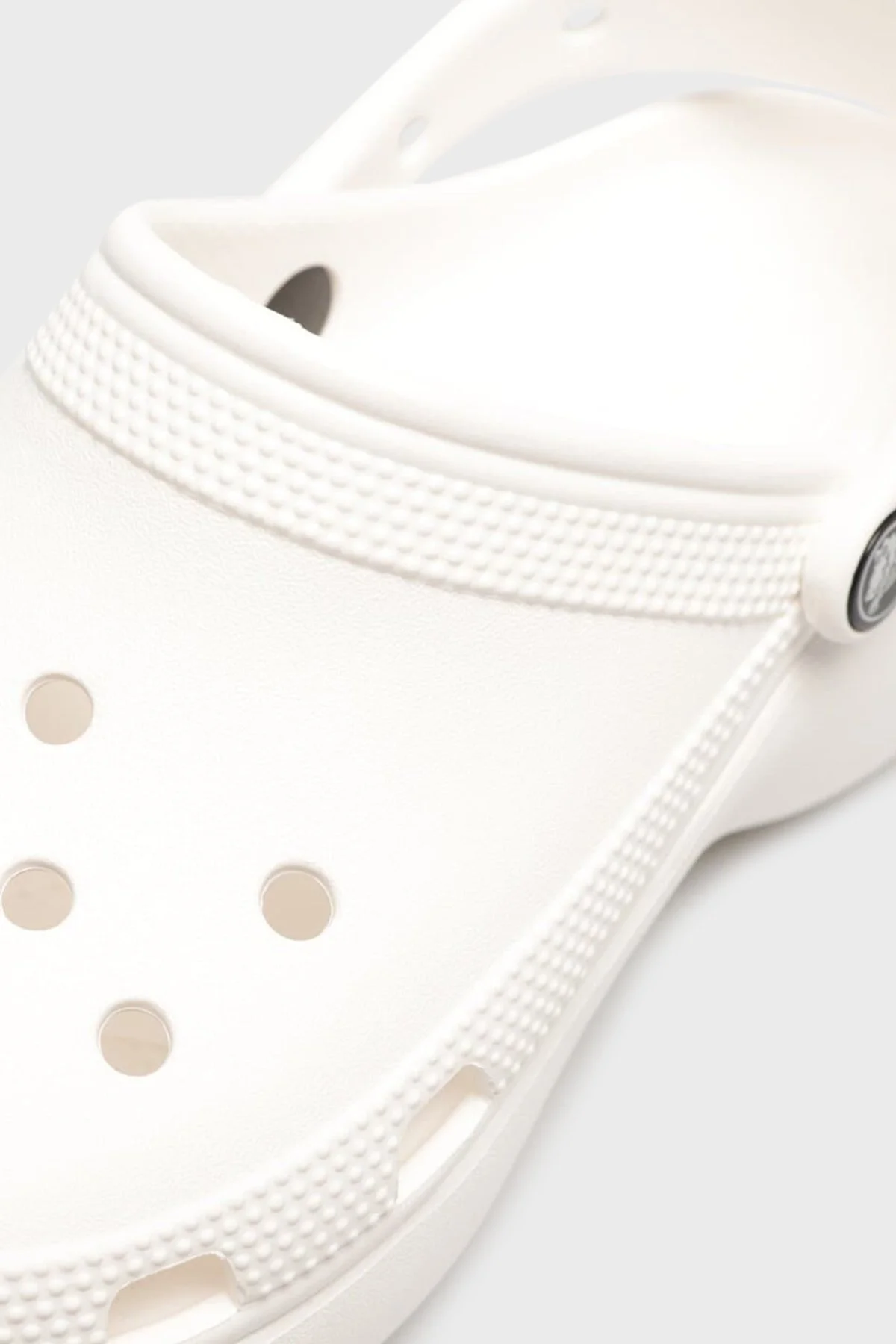 Crocs Classic Platform Clog W Logolu Çıkarılabilir Kayışlı Bayan Terlik 206750-100 BEYAZ - 4