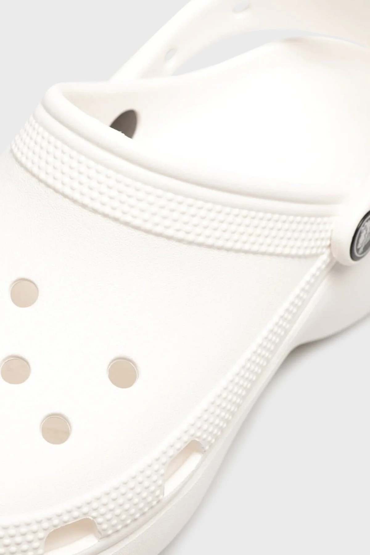 Crocs Classic Platform Clog W Logolu Çıkarılabilir Kayışlı Kadın Terlik 206750-100 BEYAZ - 4