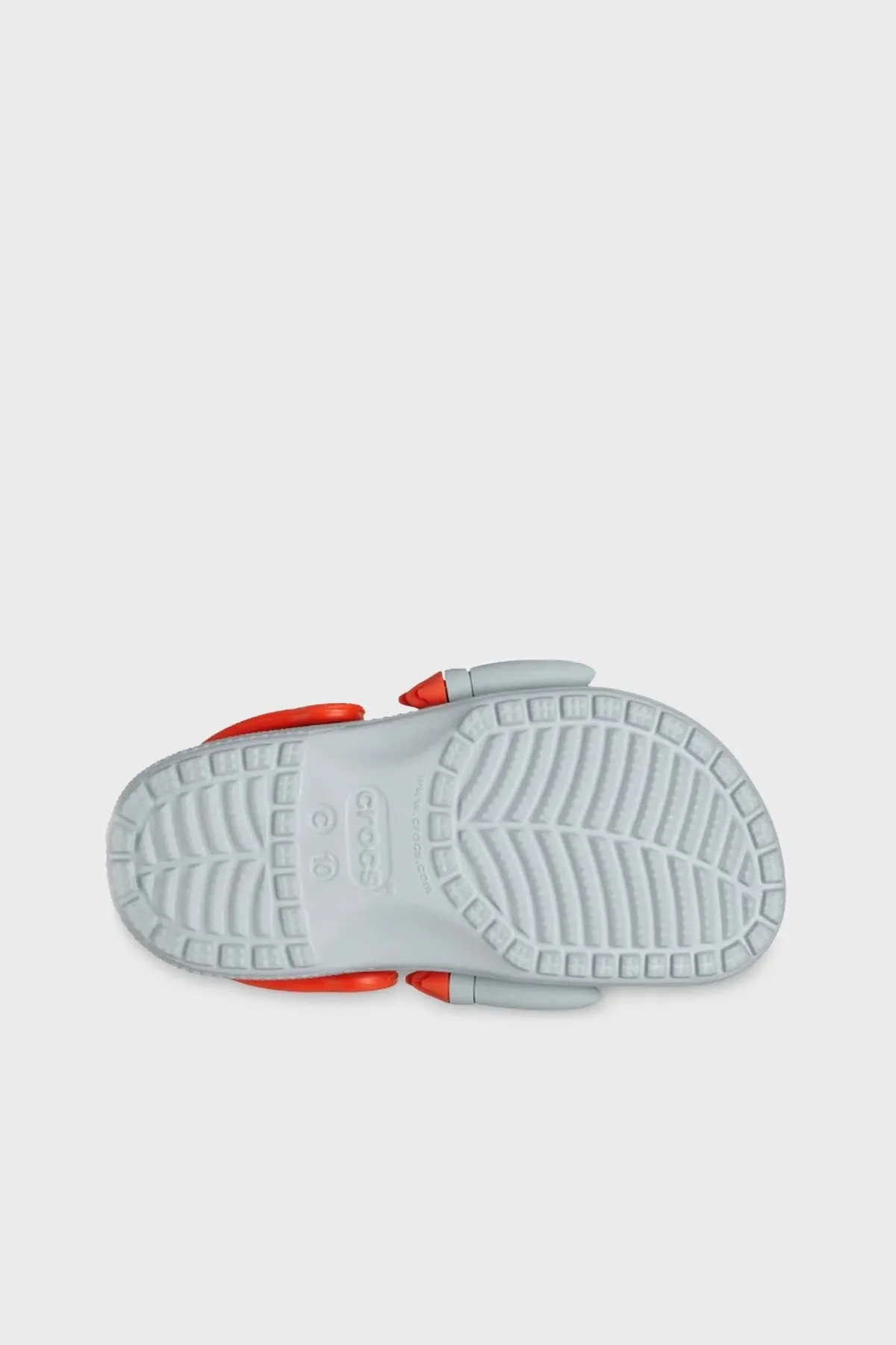 Crocs Classic Rocket Ship Clog T Hafif Ayarlanabilir Kemerli Sandalet Erkek Çocuk Terlik 210359-1NM GRİ - 7