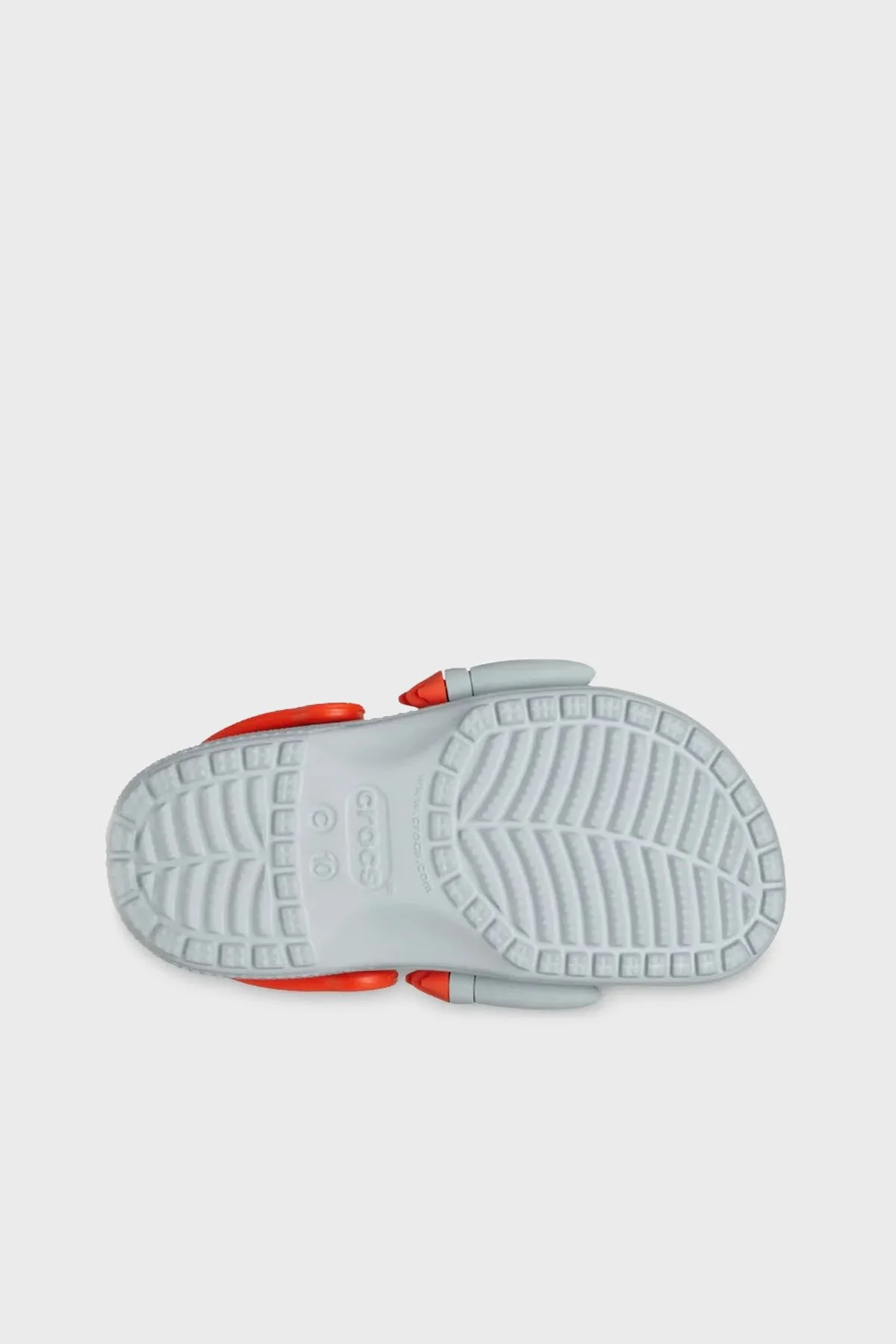 Crocs Classic Rocket Ship Clog T Hafif Ayarlanabilir Kemerli Sandalet Erkek Çocuk Terlik 210359-1NM GRİ - 7