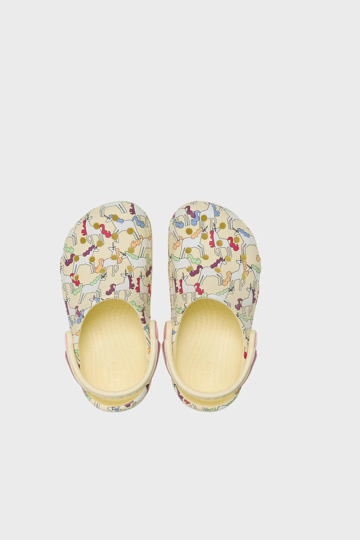 Crocs Classic Unicorn Graphic Clog Desenli Unisex Çocuk Terlik 212515-7CJ SARI - 4