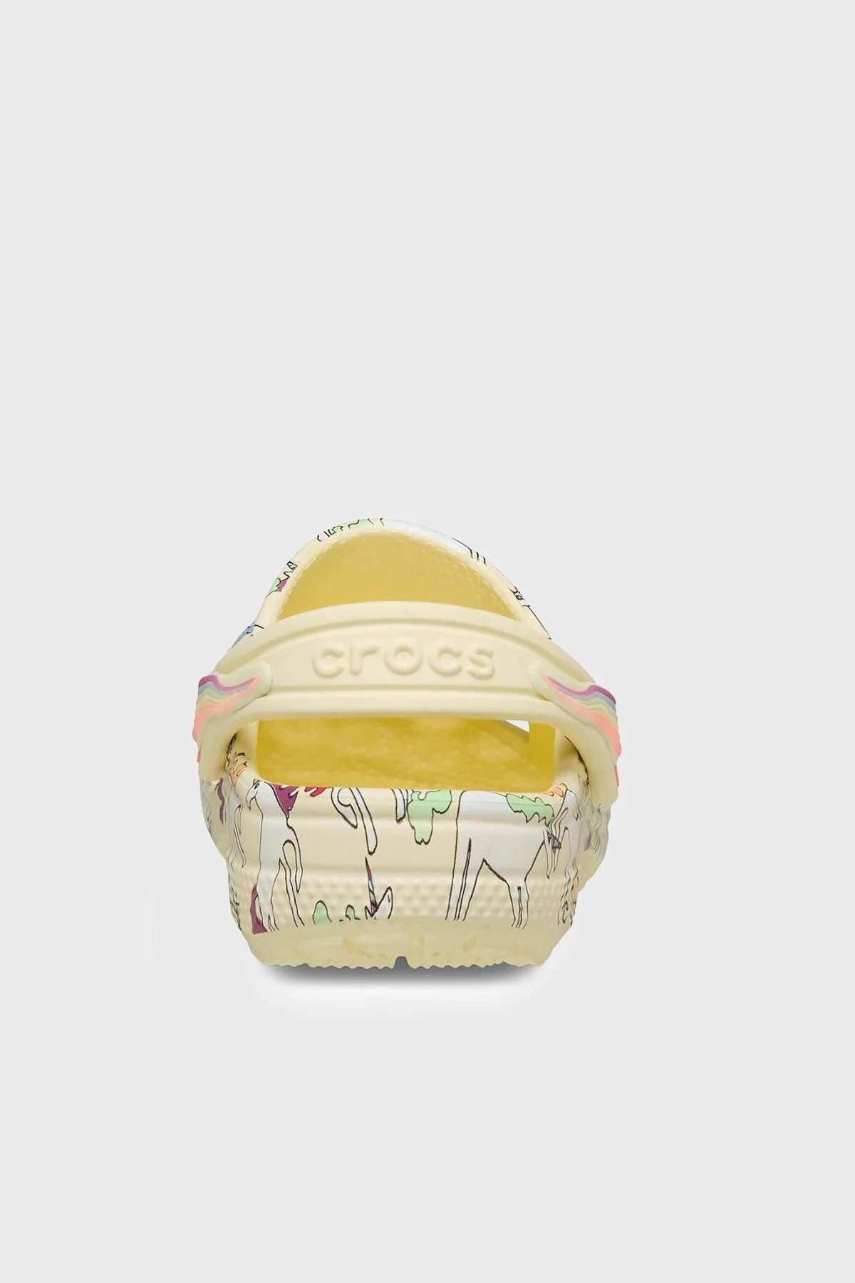 Crocs Classic Unicorn Graphic Clog Desenli Unisex Çocuk Terlik 212515-7CJ SARI - 5