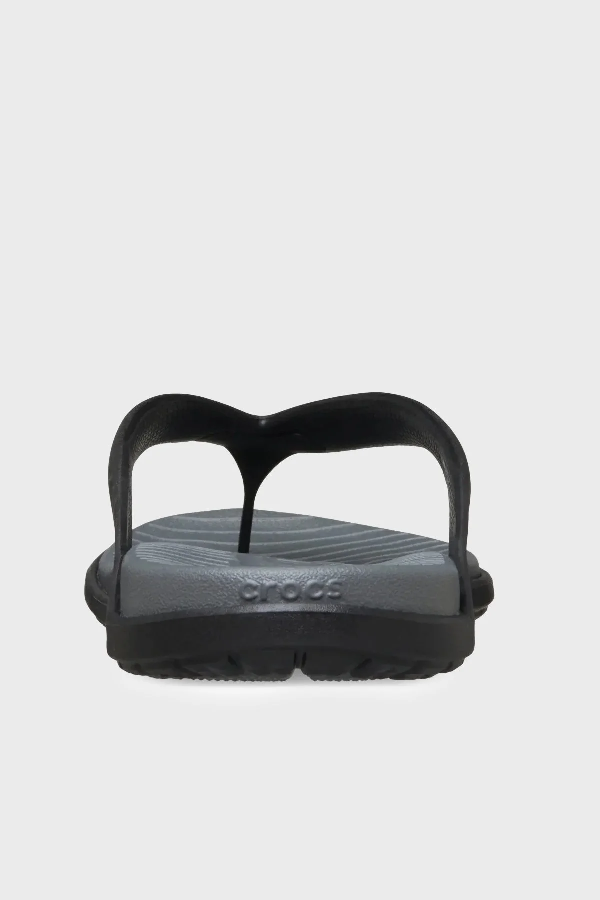 Crocs Coast Flip Logolu Parmak Arası Erkek Terlik 212035-0DD ANTRASİT - 5