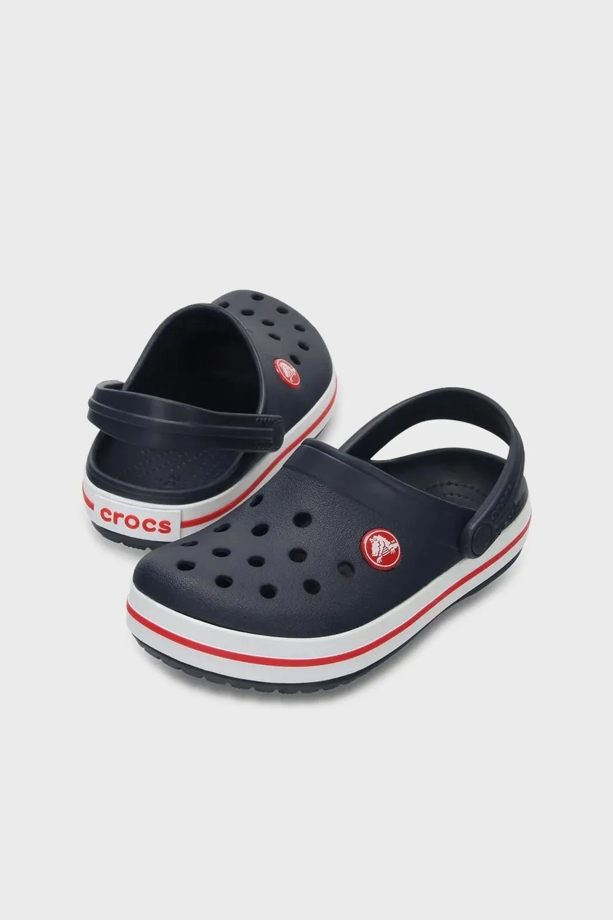 Crocs Crocband Clog K Hafif Sandalet Unisex Çocuk Terlik 207006-485 LACİVERT-KIRMIZI - 2