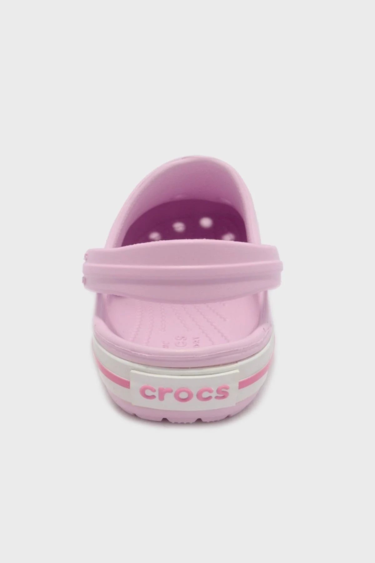 Crocs Crocband Clog T Logolu Çıkarılabilir Kayışlı Sandalet Kız Çocuk Terlik 207006-6GD AÇIK PEMBE - 5
