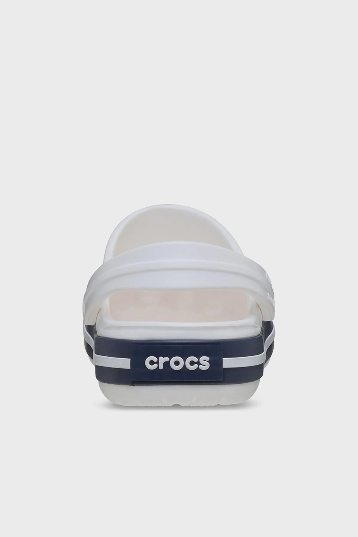 Crocs Crocband Clog K Logolu Çıkarılabilir Kayışlı Unisex Çocuk Terlik 207006-126 BEYAZ-LACİVERT - 5